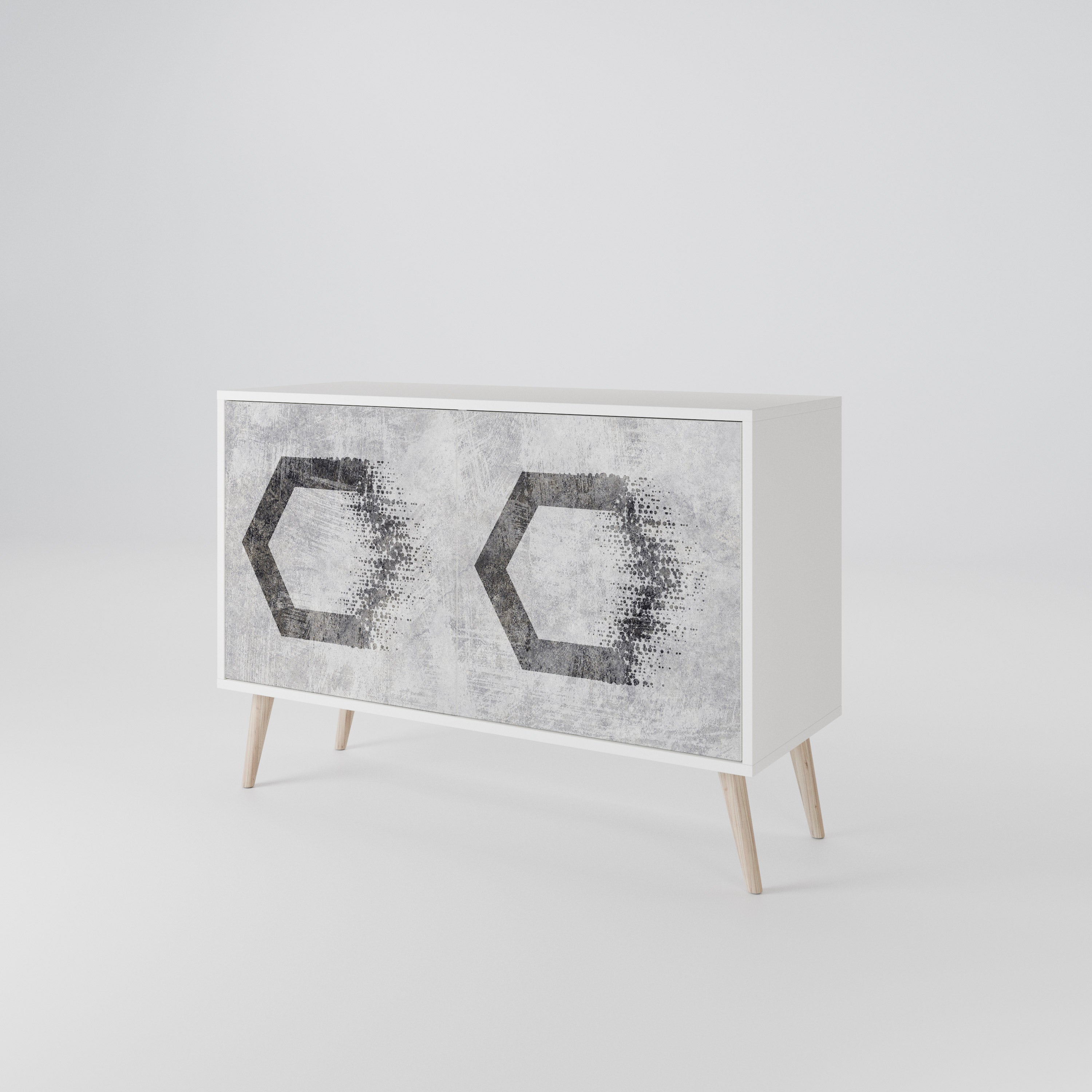 HEXAGONAL FIGURES 2-Door Sideboard