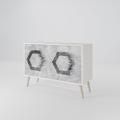 HEXAGONAL FIGURES 2-Door Sideboard