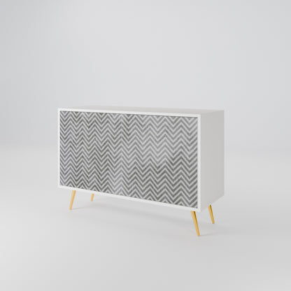 CONCRETE ZIG ZAG 2-Door Sideboard