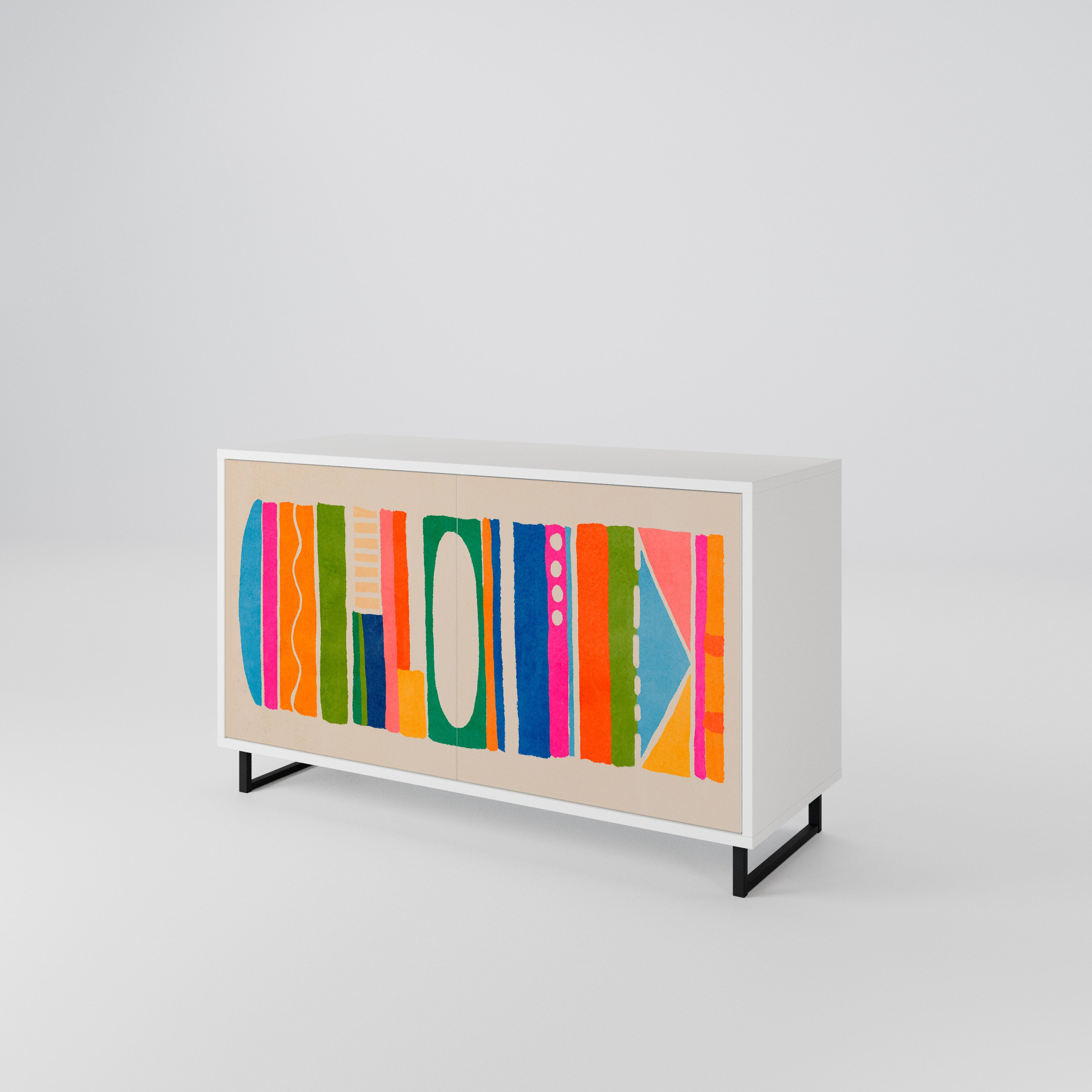 GEOMETRIC SHINE 2-Door Sideboard