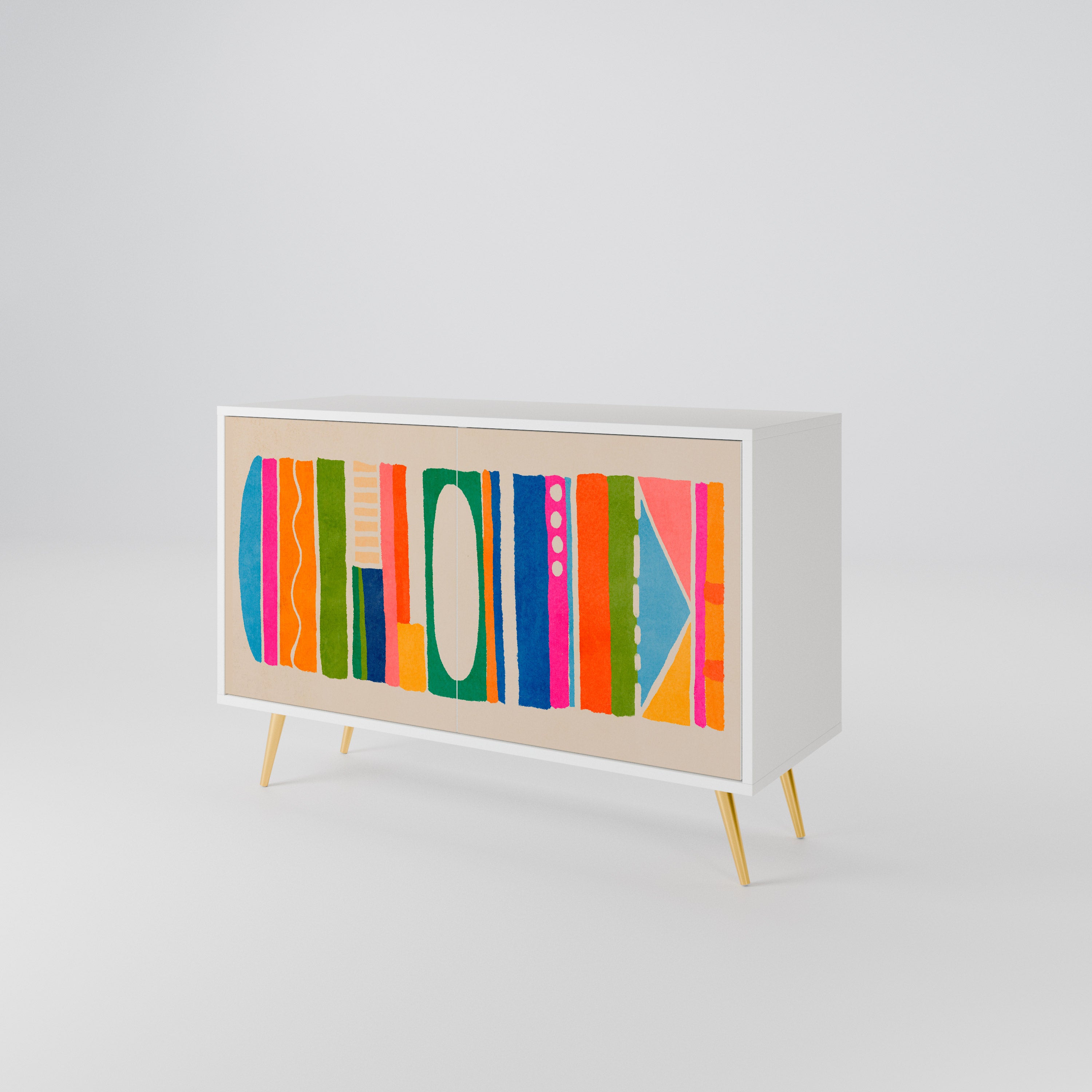 GEOMETRIC SHINE 2-Door Sideboard