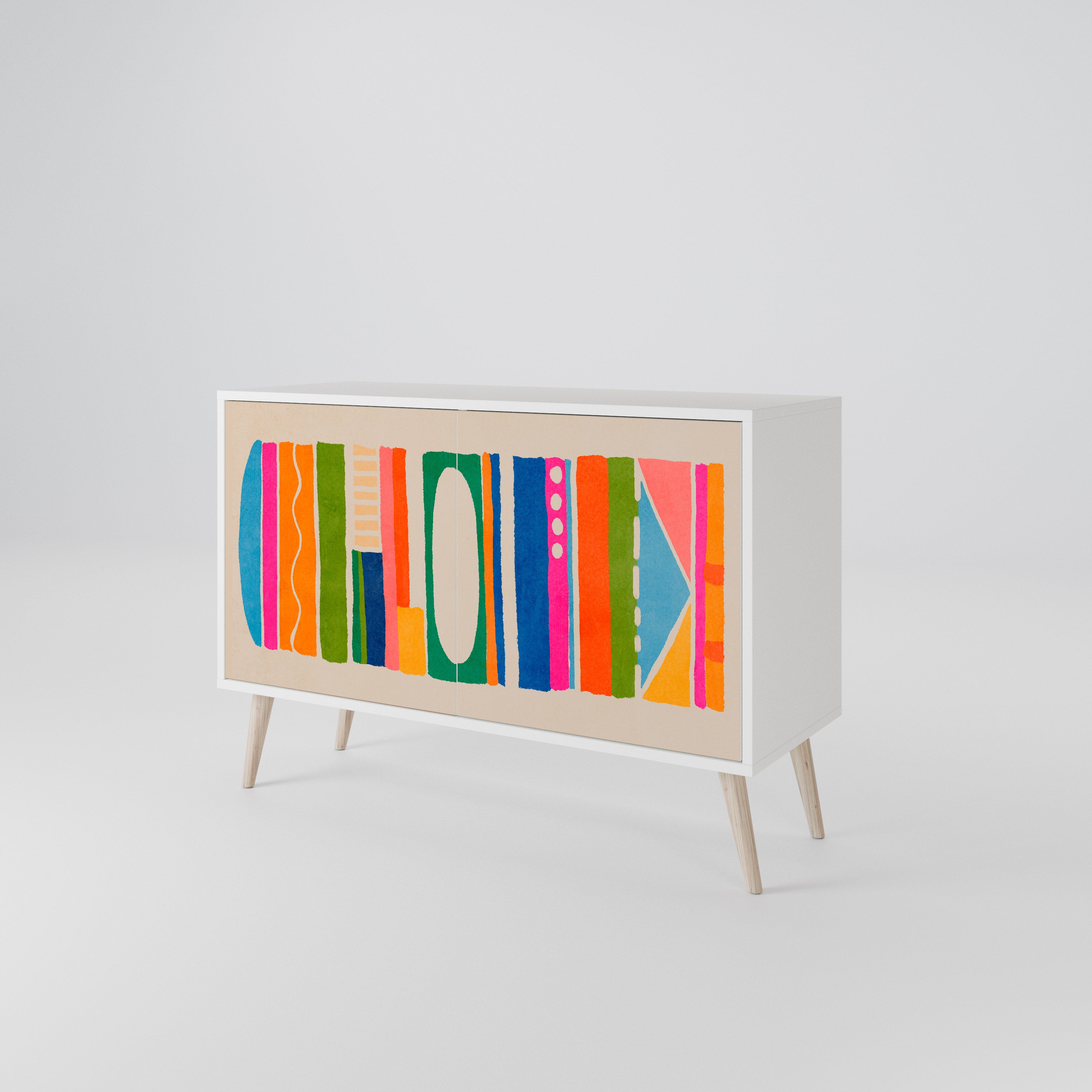 GEOMETRIC SHINE 2-Door Sideboard