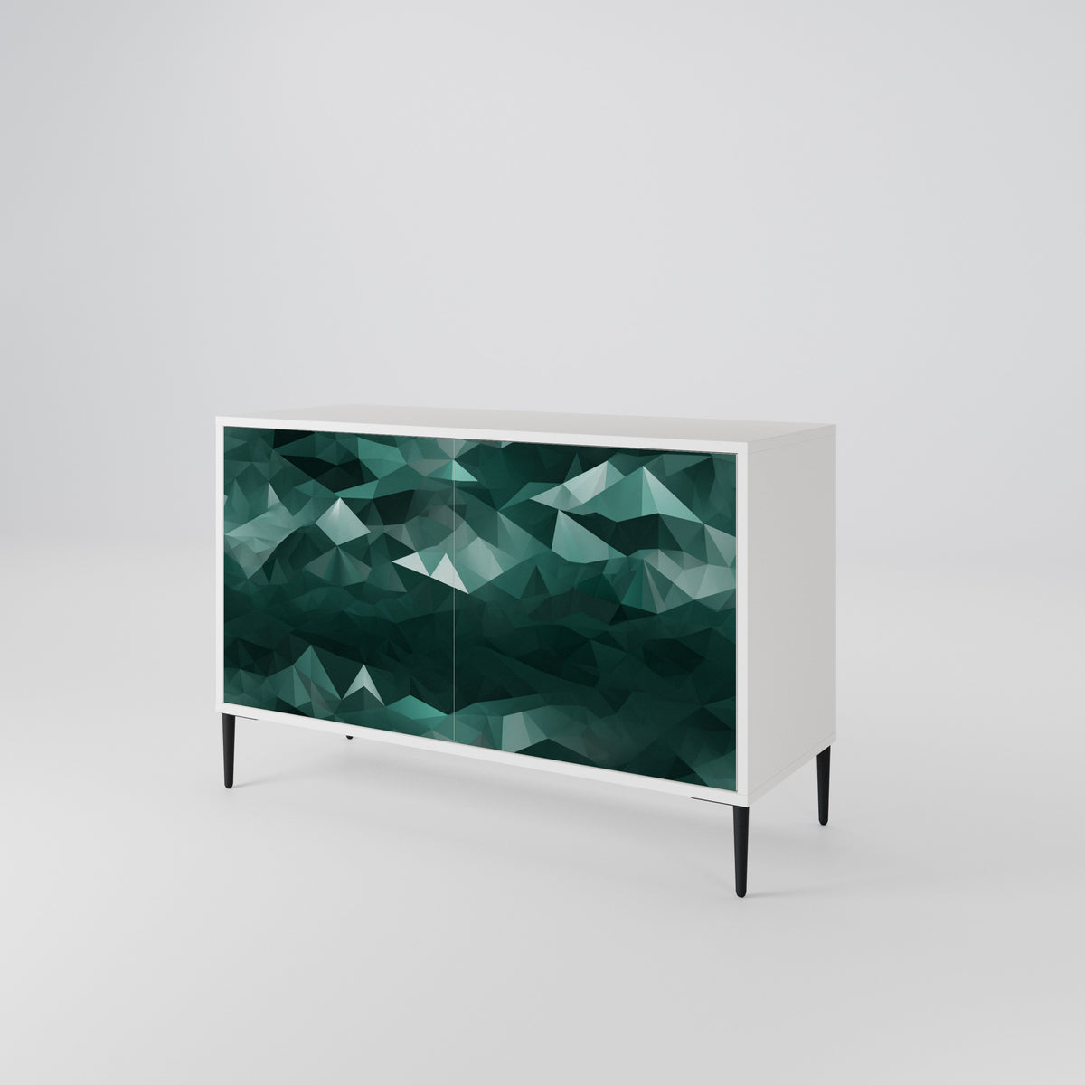 POLYGONAL FLOATING 2-Door Sideboard