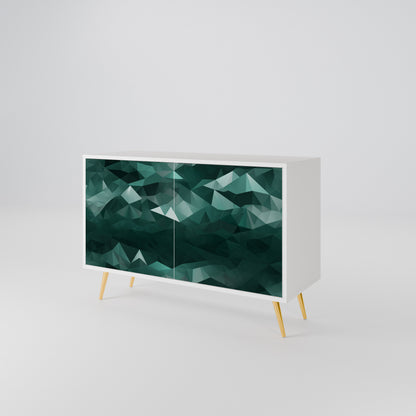 POLYGONAL FLOATING 2-Door Sideboard