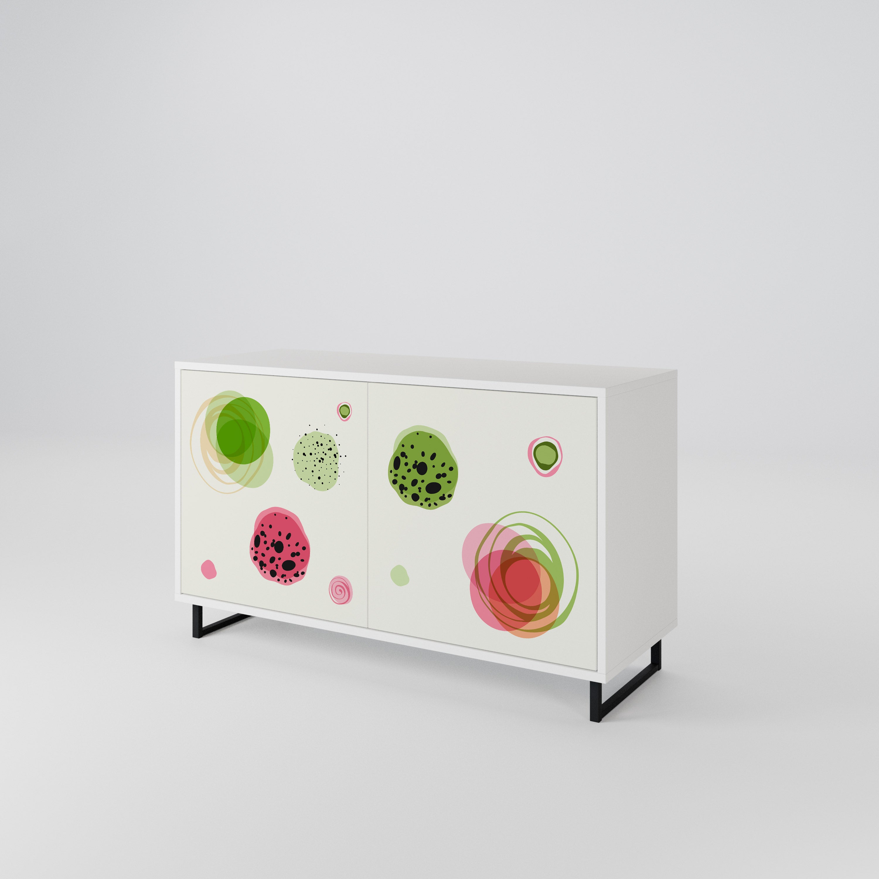 COLORFUL COSMOS 2-Door Sideboard