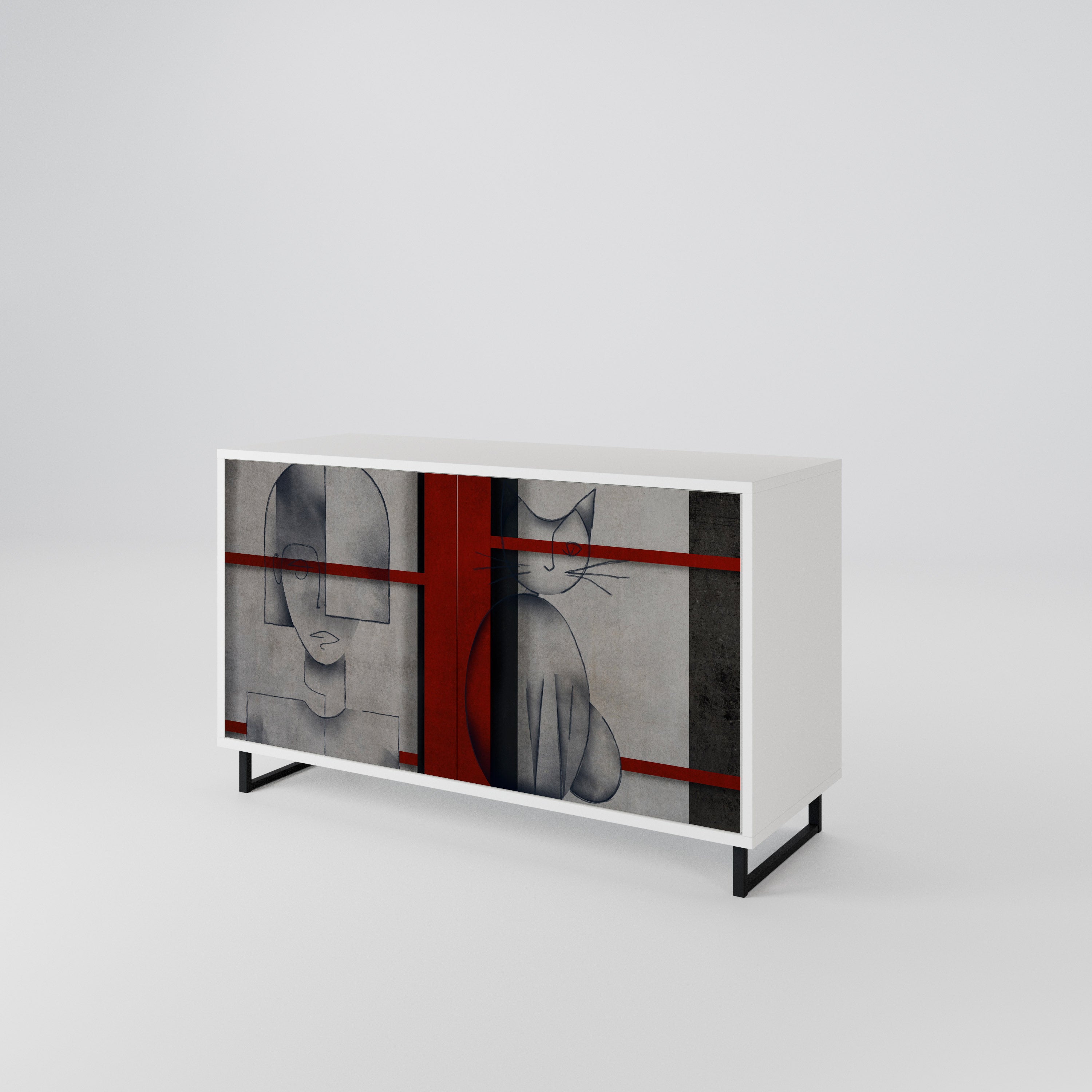 GRAY FIGURES 2-Door Sideboard