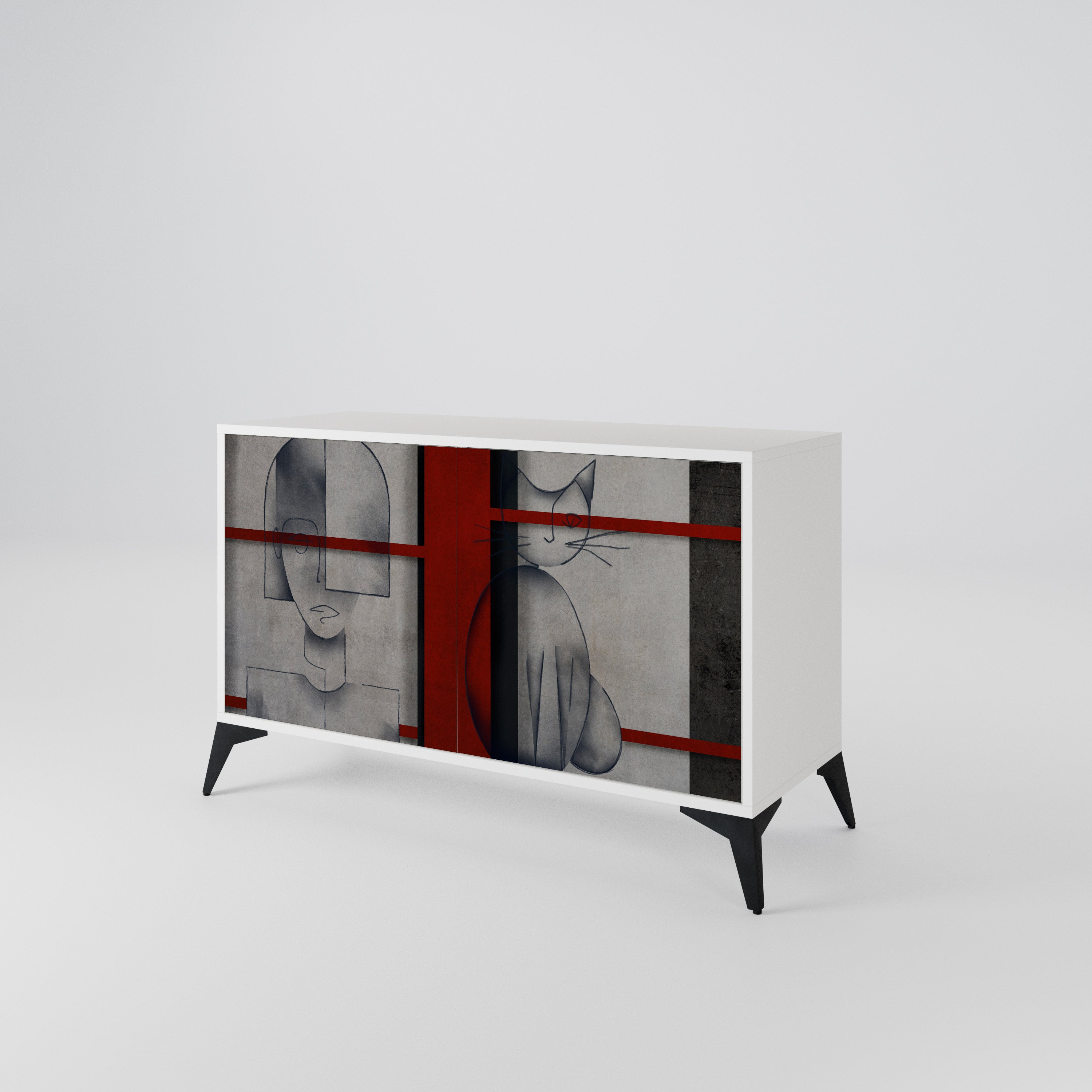GRAY FIGURES 2-Door Sideboard