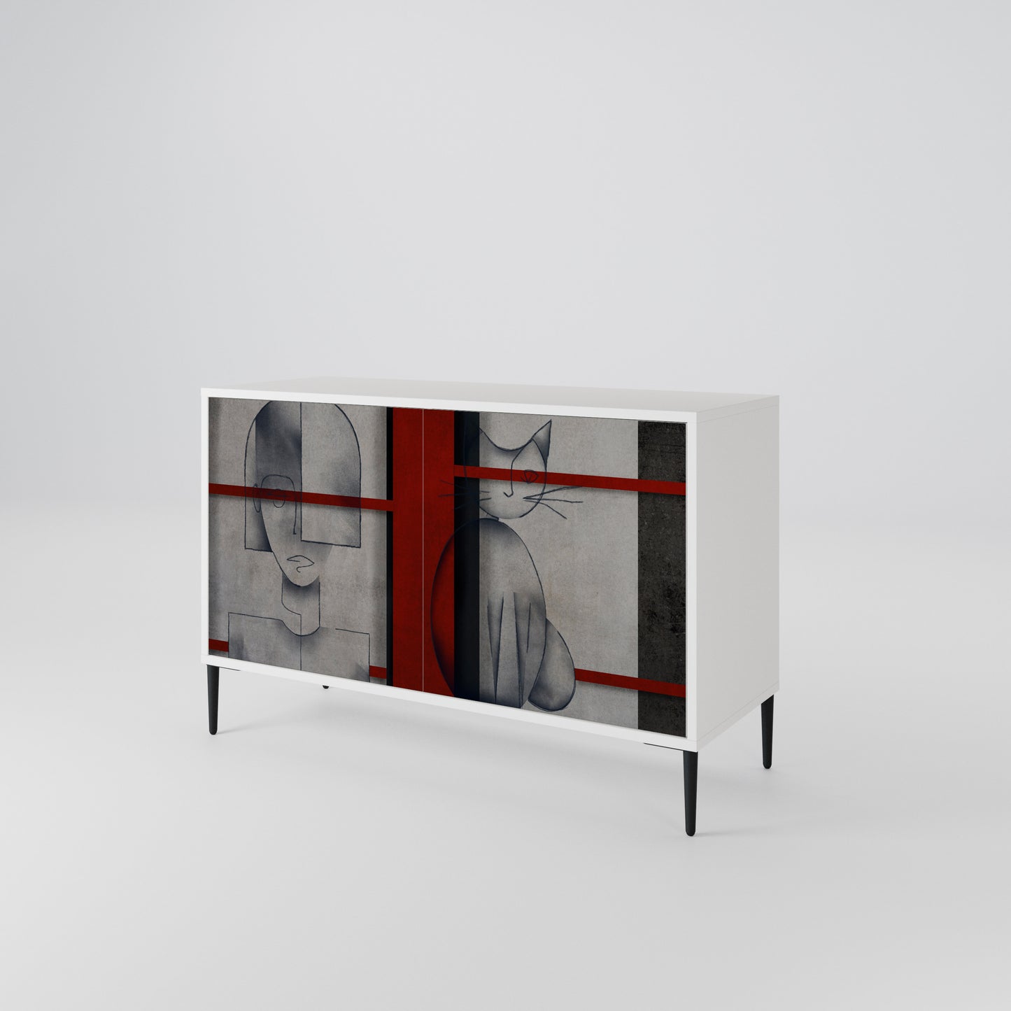 GRAY FIGURES 2-Door Sideboard
