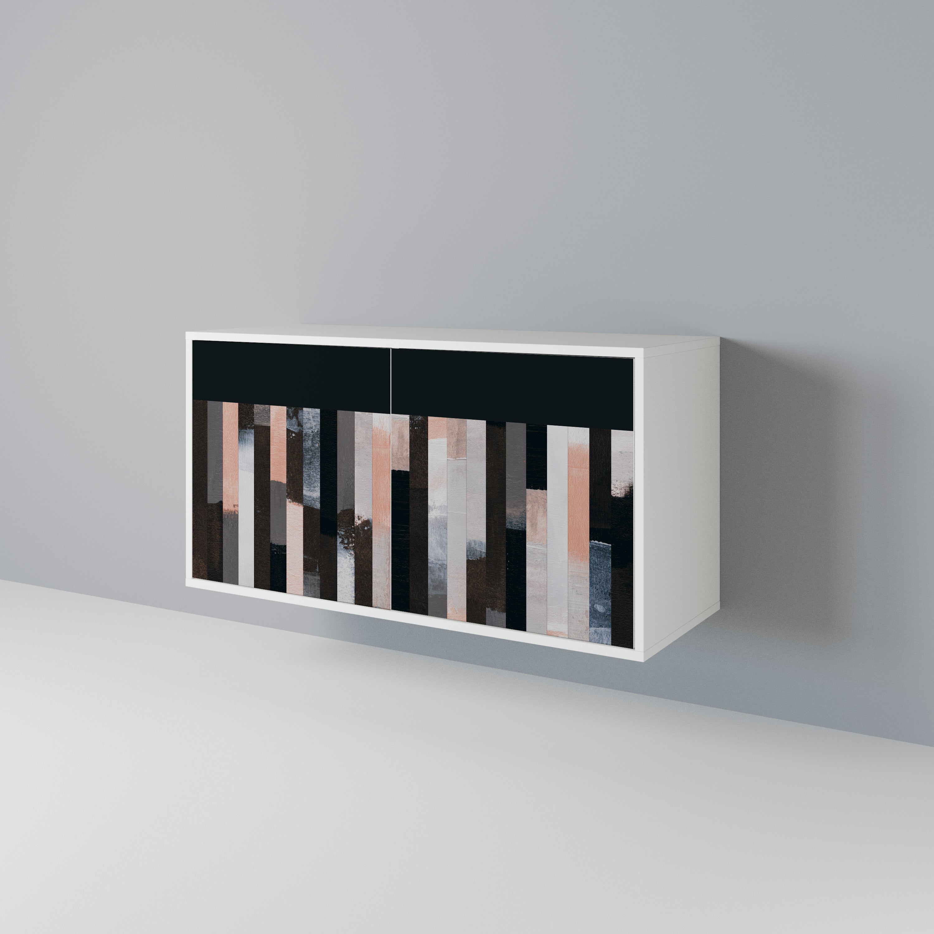 COLLAGE OF RECTANGLES 2-Door Sideboard