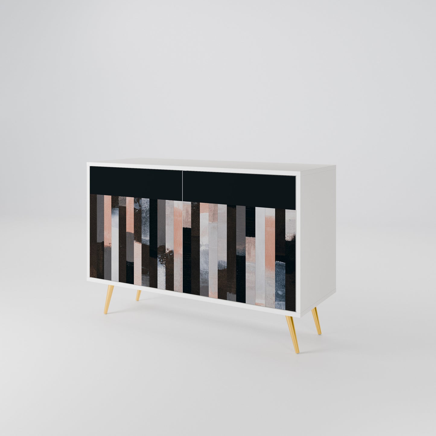 COLLAGE OF RECTANGLES 2-Door Sideboard