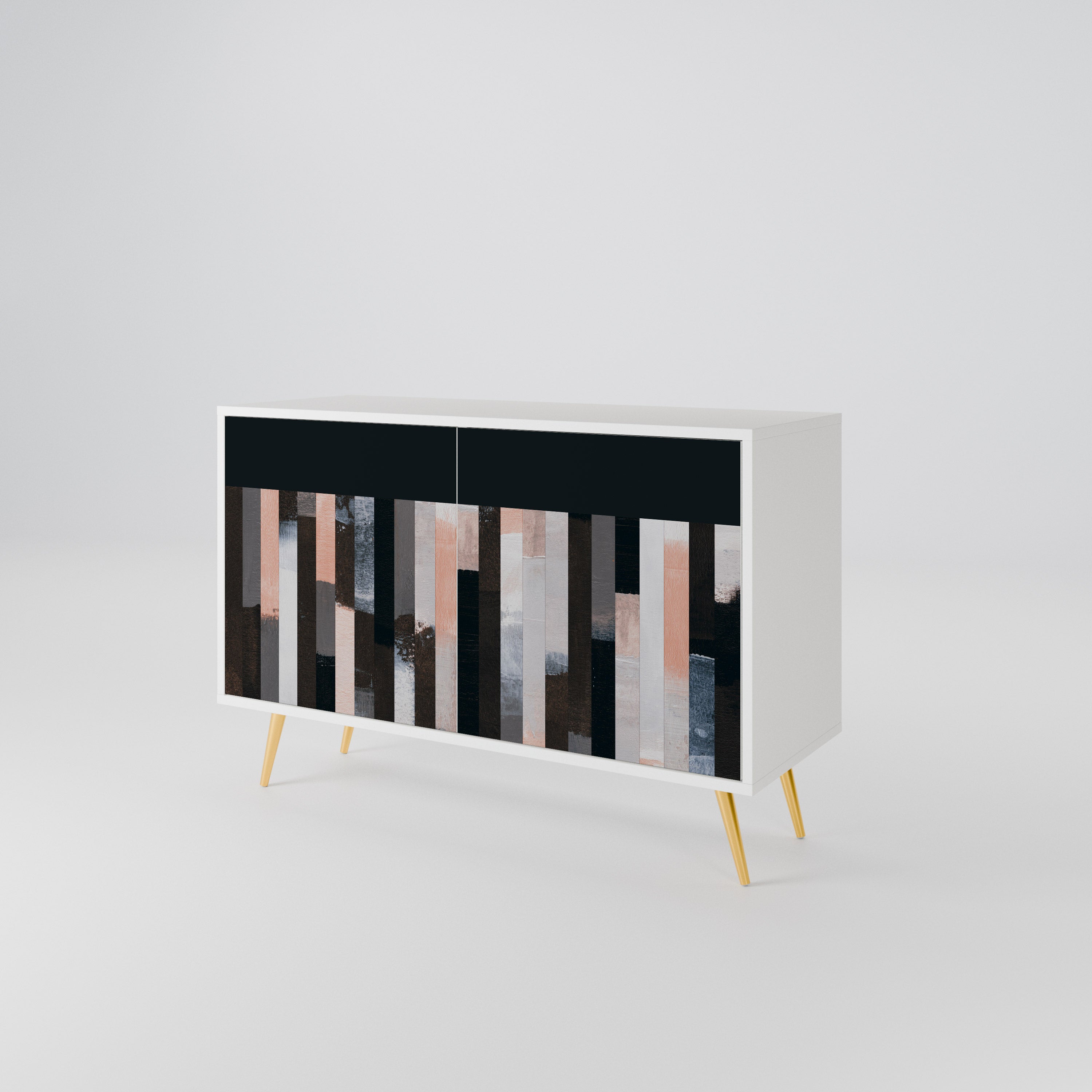 COLLAGE OF RECTANGLES 2-Door Sideboard
