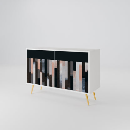 COLLAGE OF RECTANGLES 2-Door Sideboard