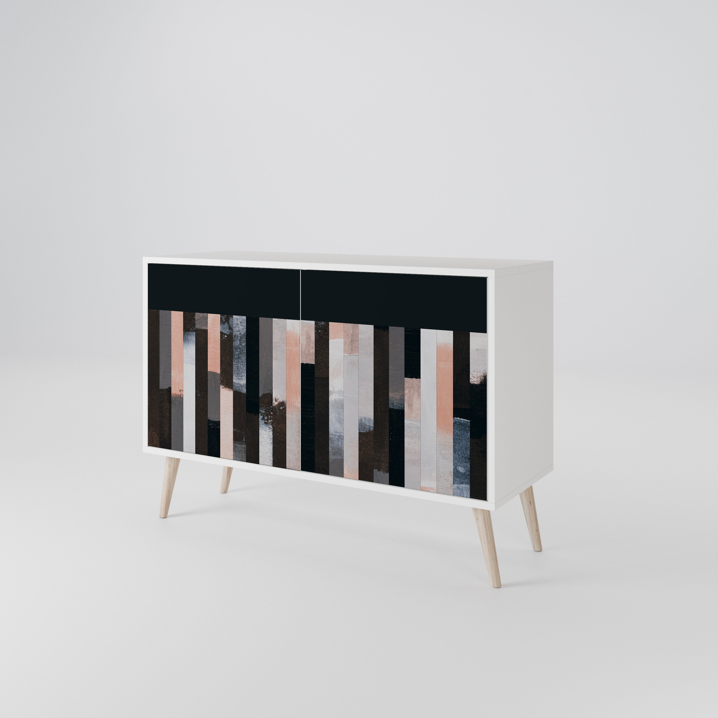 COLLAGE OF RECTANGLES 2-Door Sideboard
