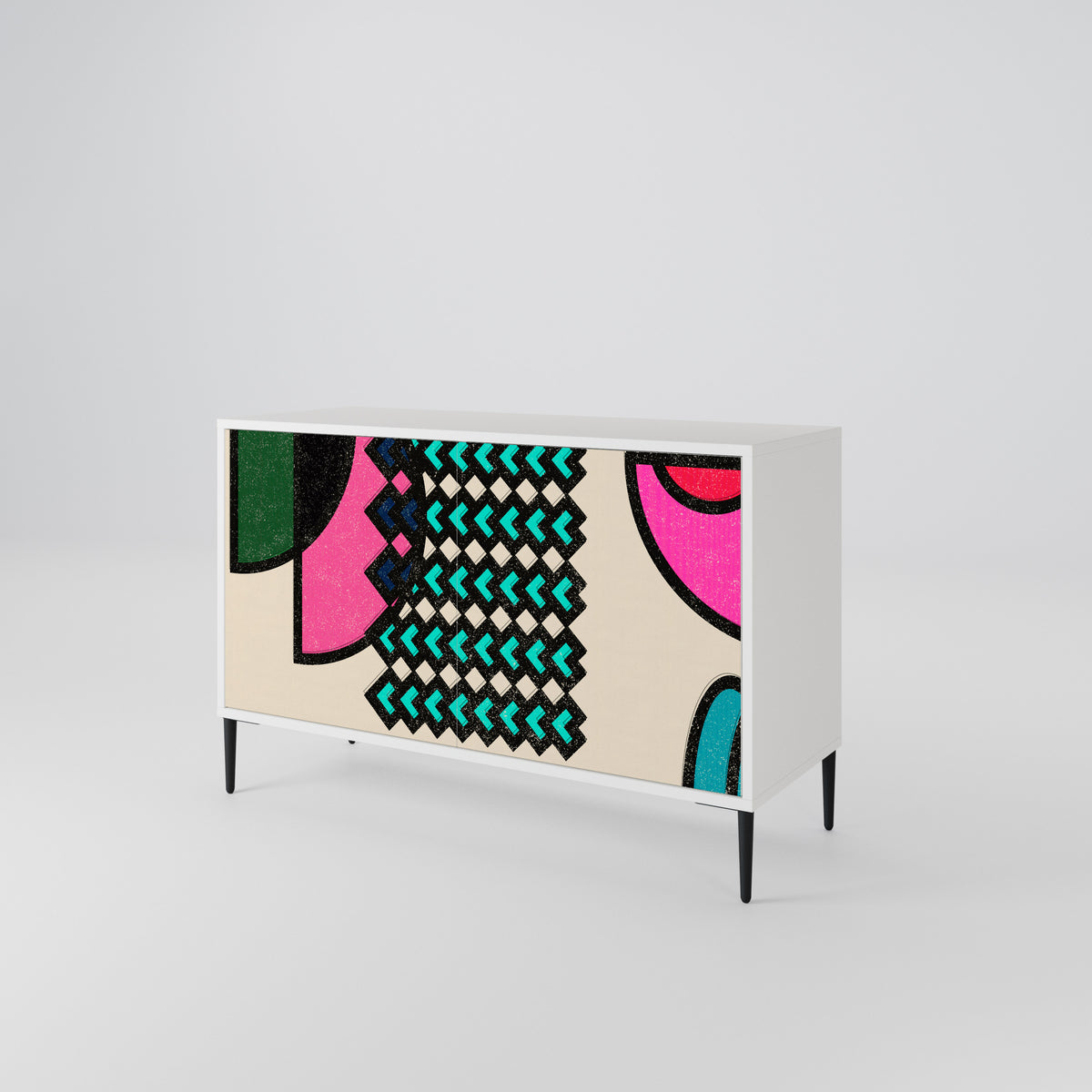 GEOMETRIC RHAPSODY 2-Door Sideboard