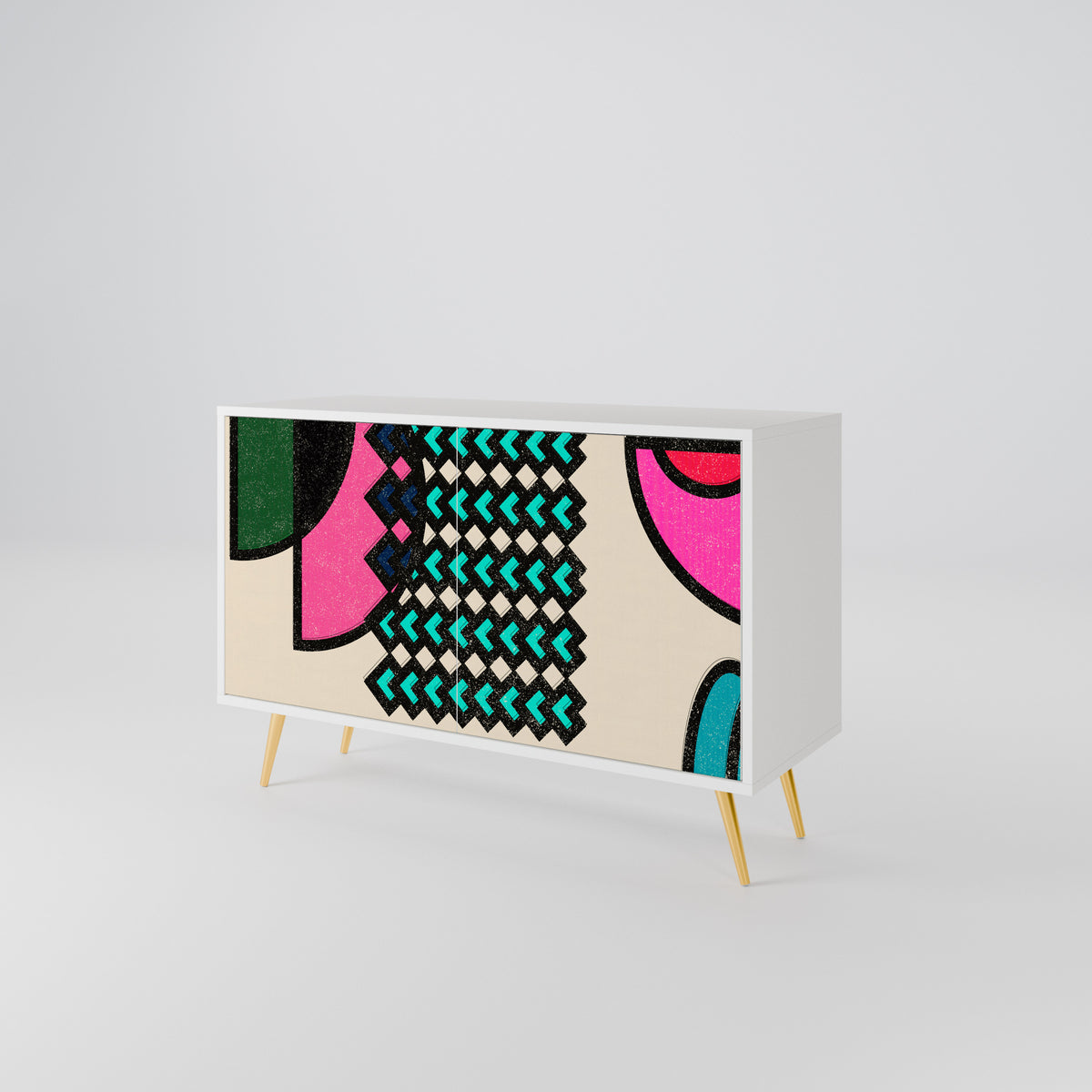 GEOMETRIC RHAPSODY 2-Door Sideboard