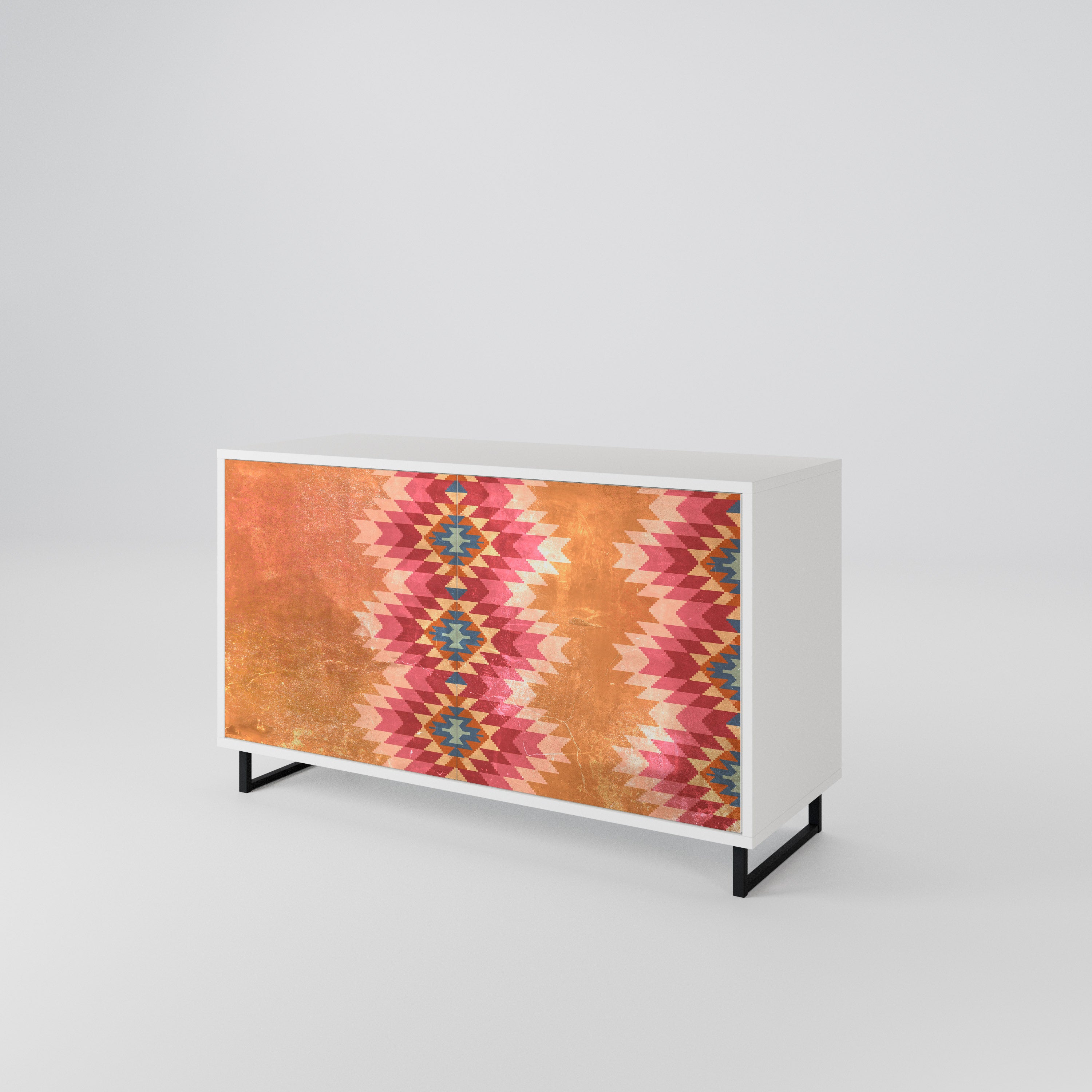 INDIAN FOLK 2-Door Sideboard