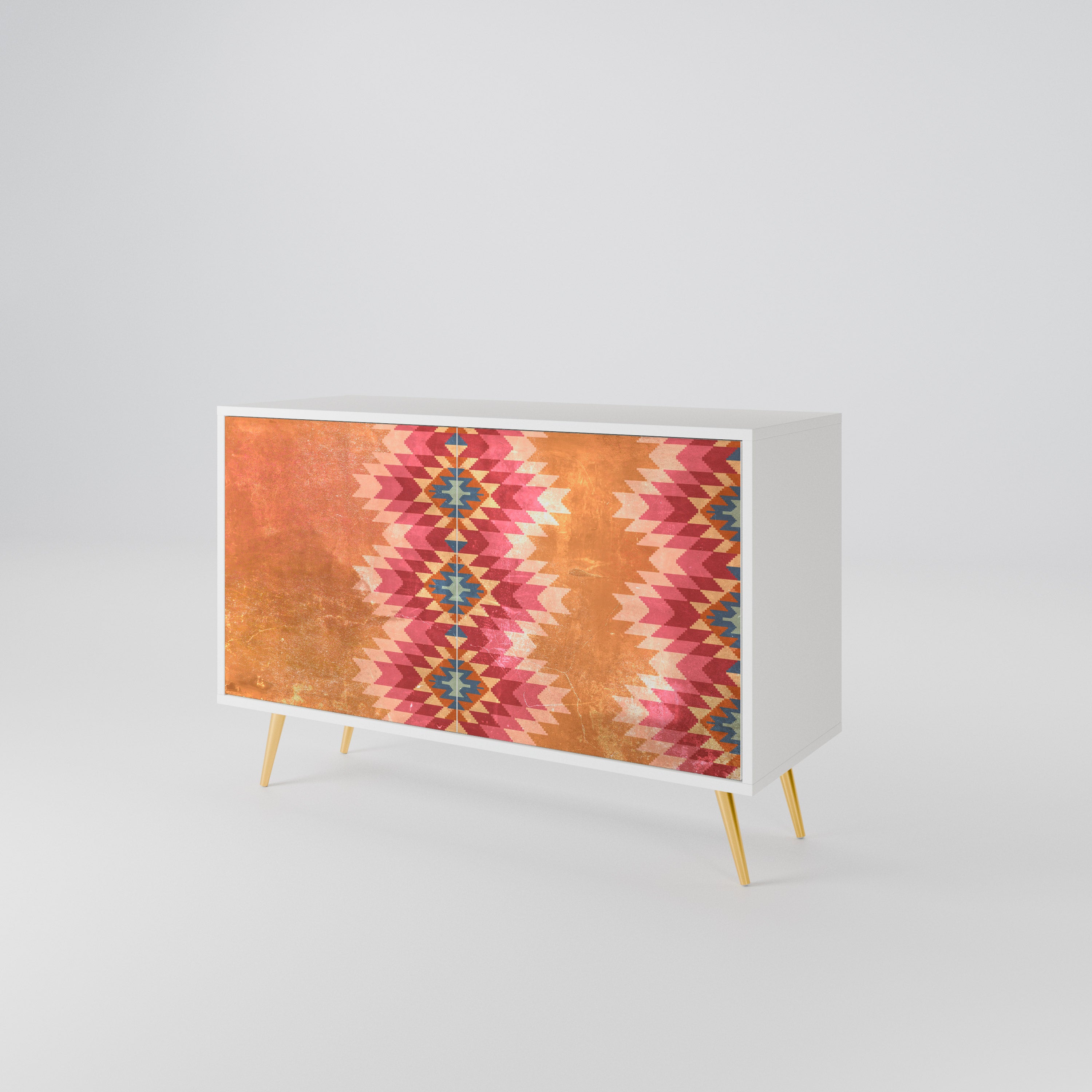 INDIAN FOLK 2-Door Sideboard
