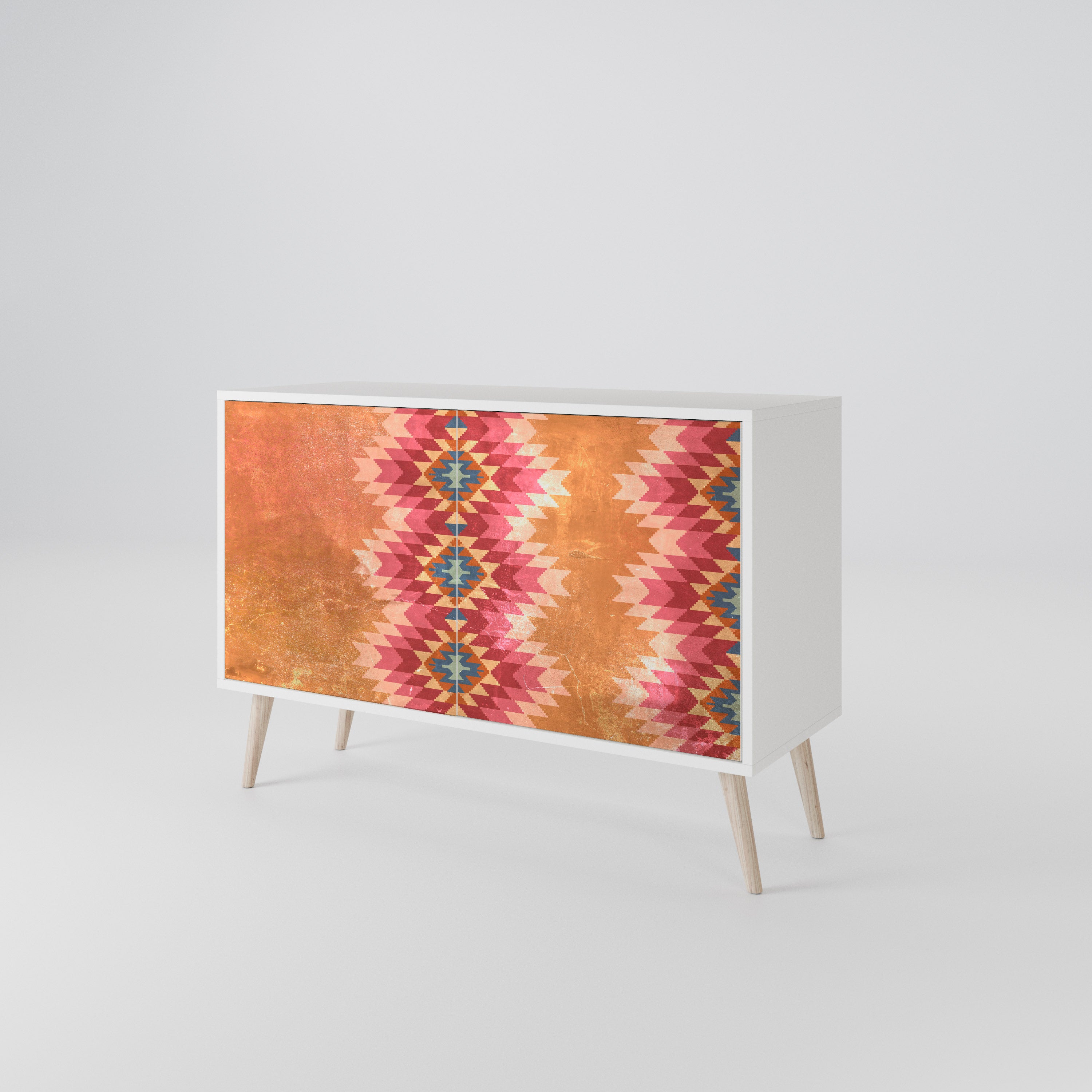 INDIAN FOLK 2-Door Sideboard