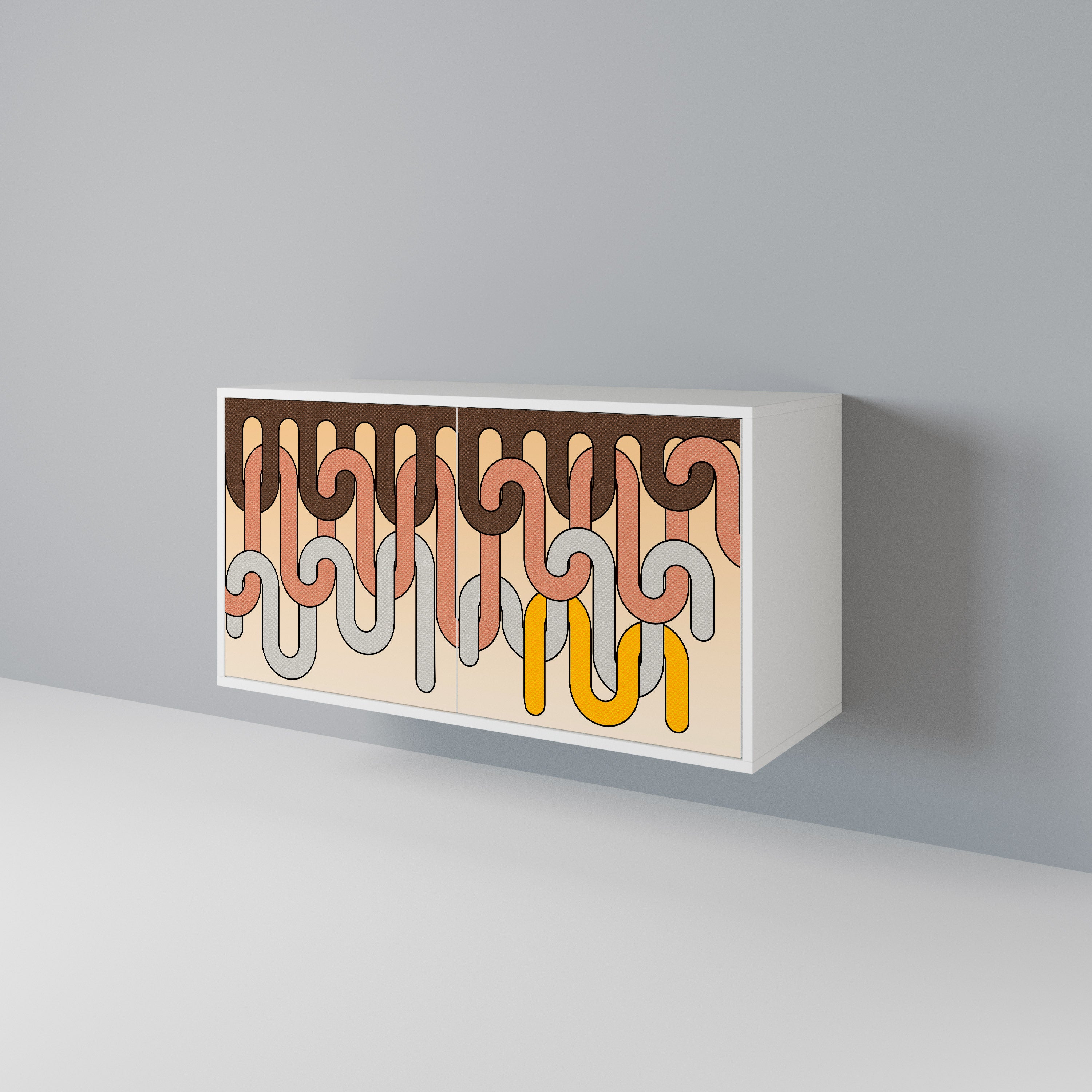 COLORFUL STRINGS 2-Door Sideboard