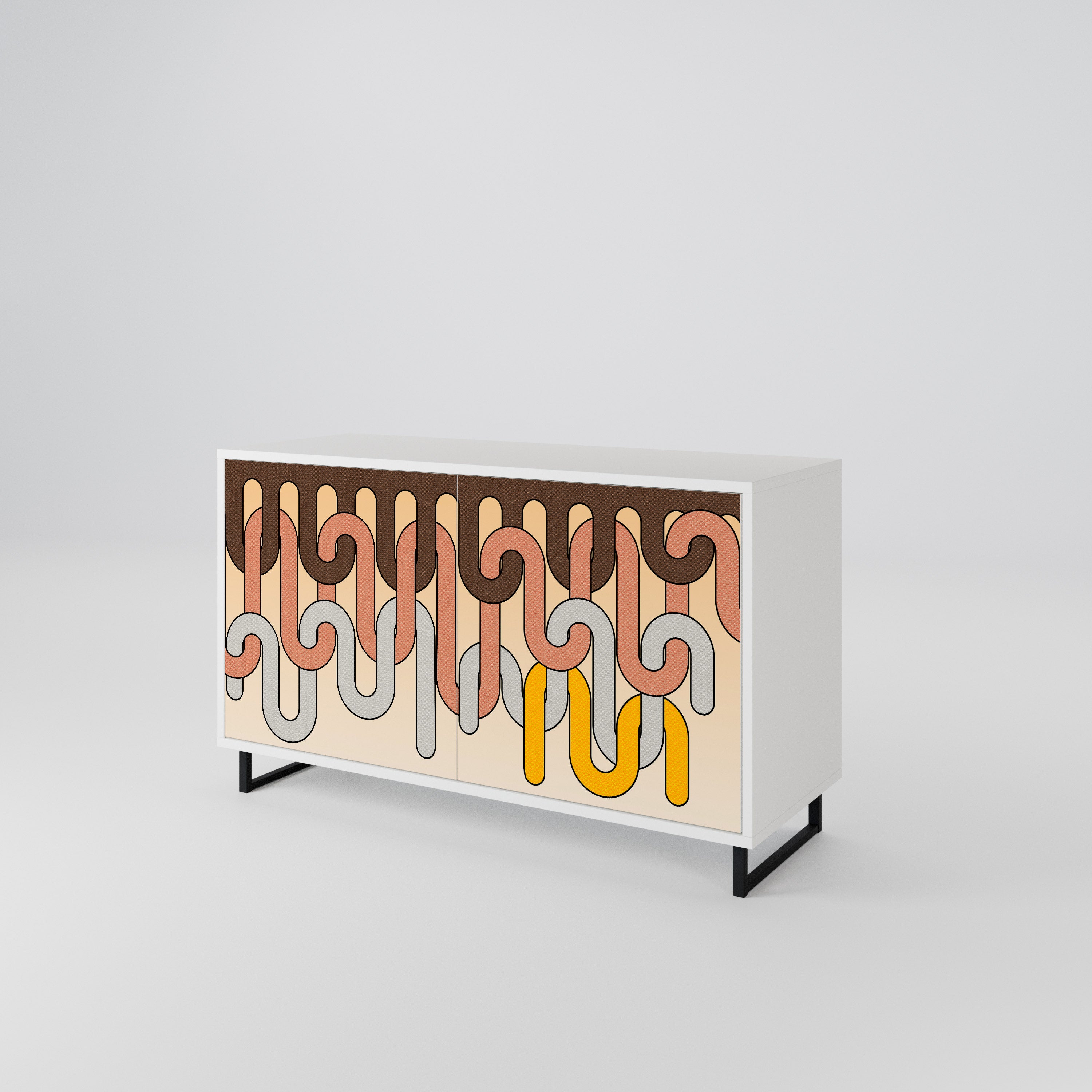 COLORFUL STRINGS 2-Door Sideboard