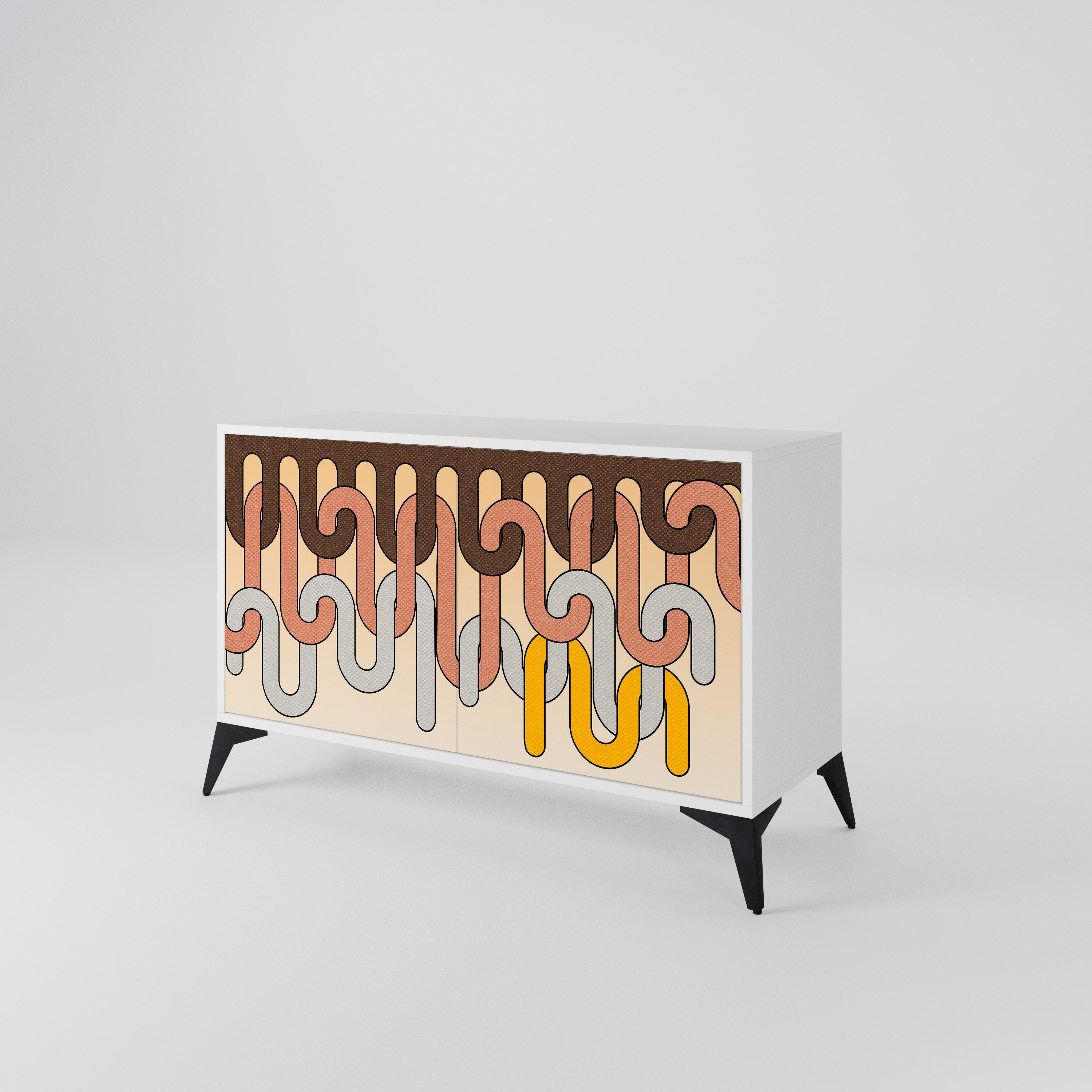 COLORFUL STRINGS 2-Door Sideboard