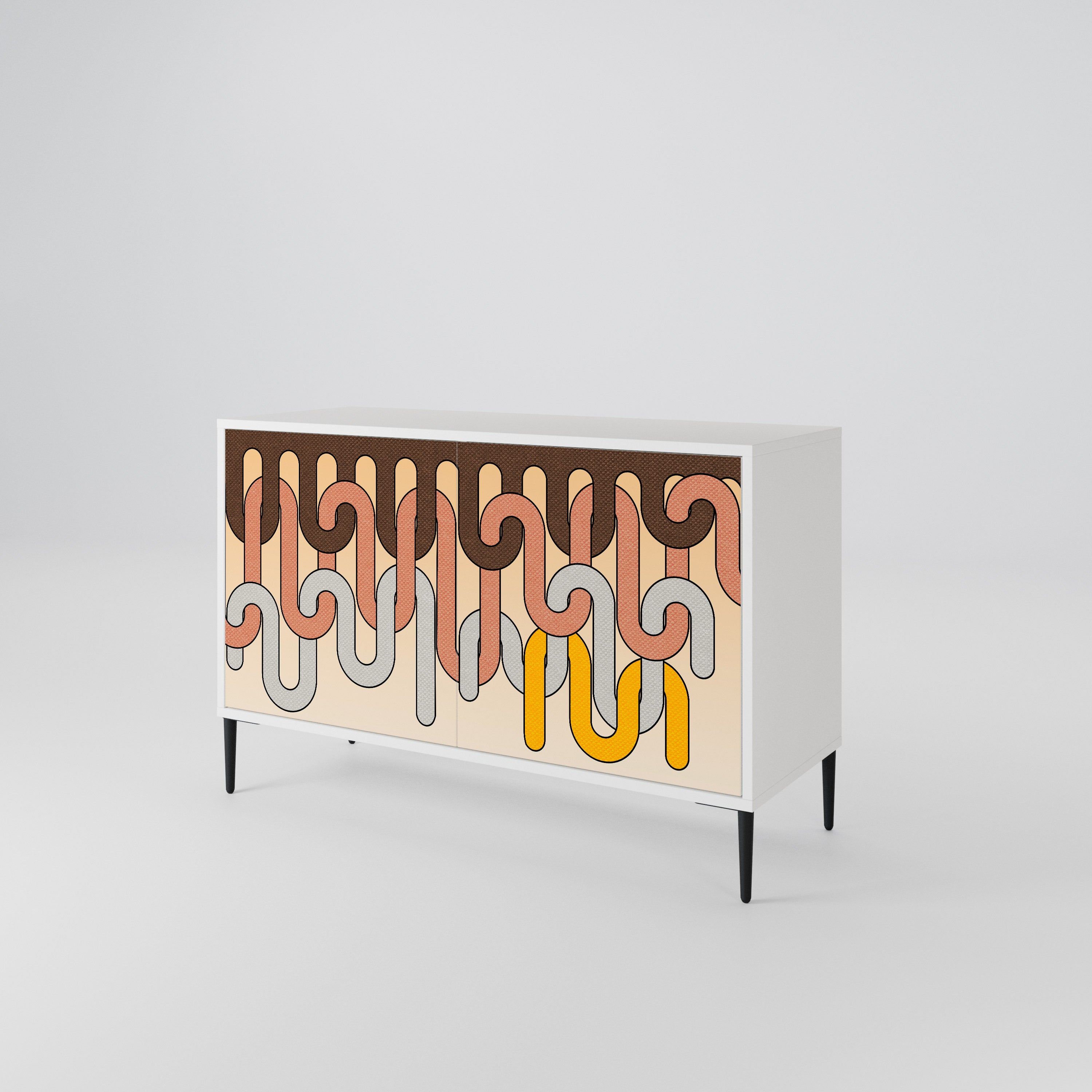 COLORFUL STRINGS 2-Door Sideboard