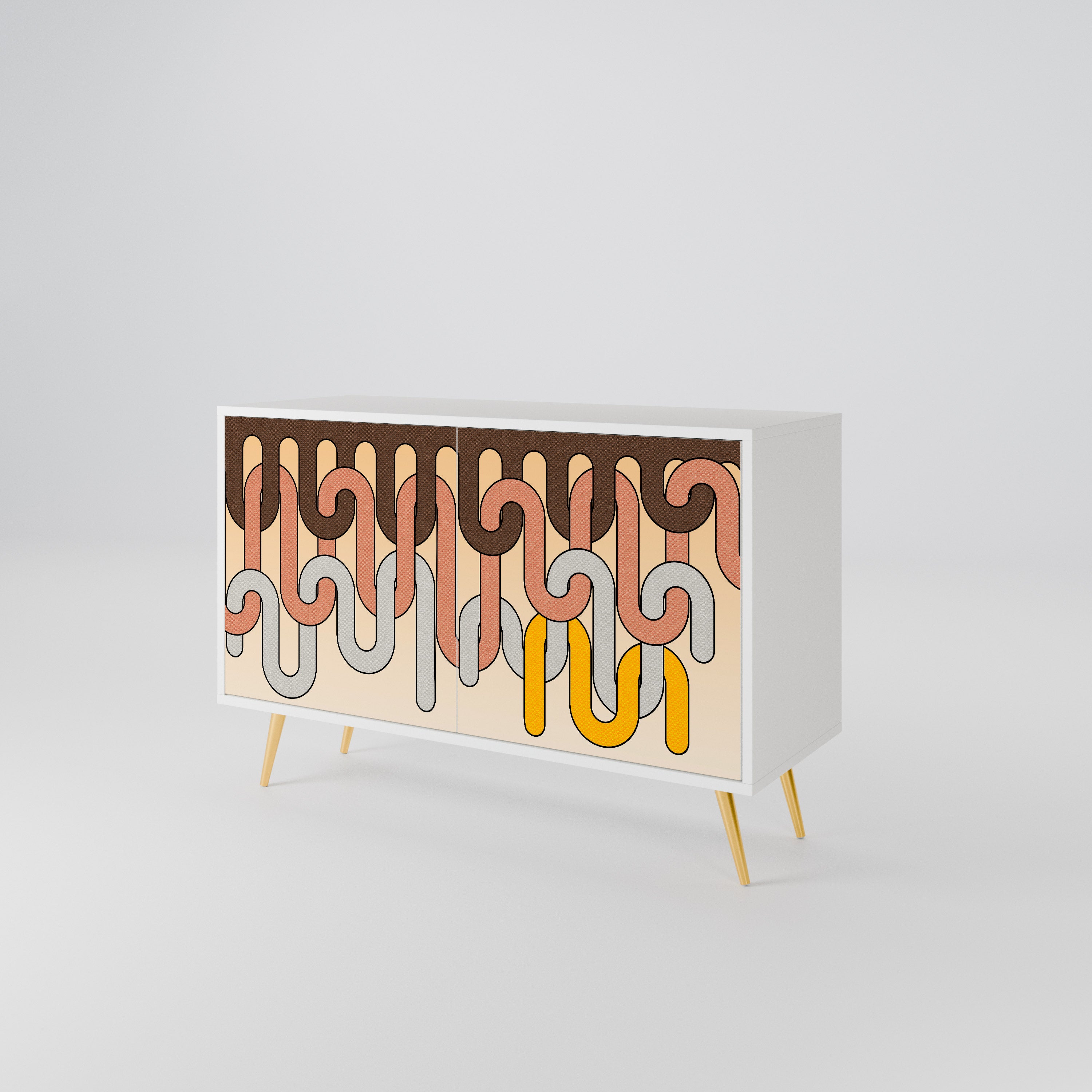 COLORFUL STRINGS 2-Door Sideboard