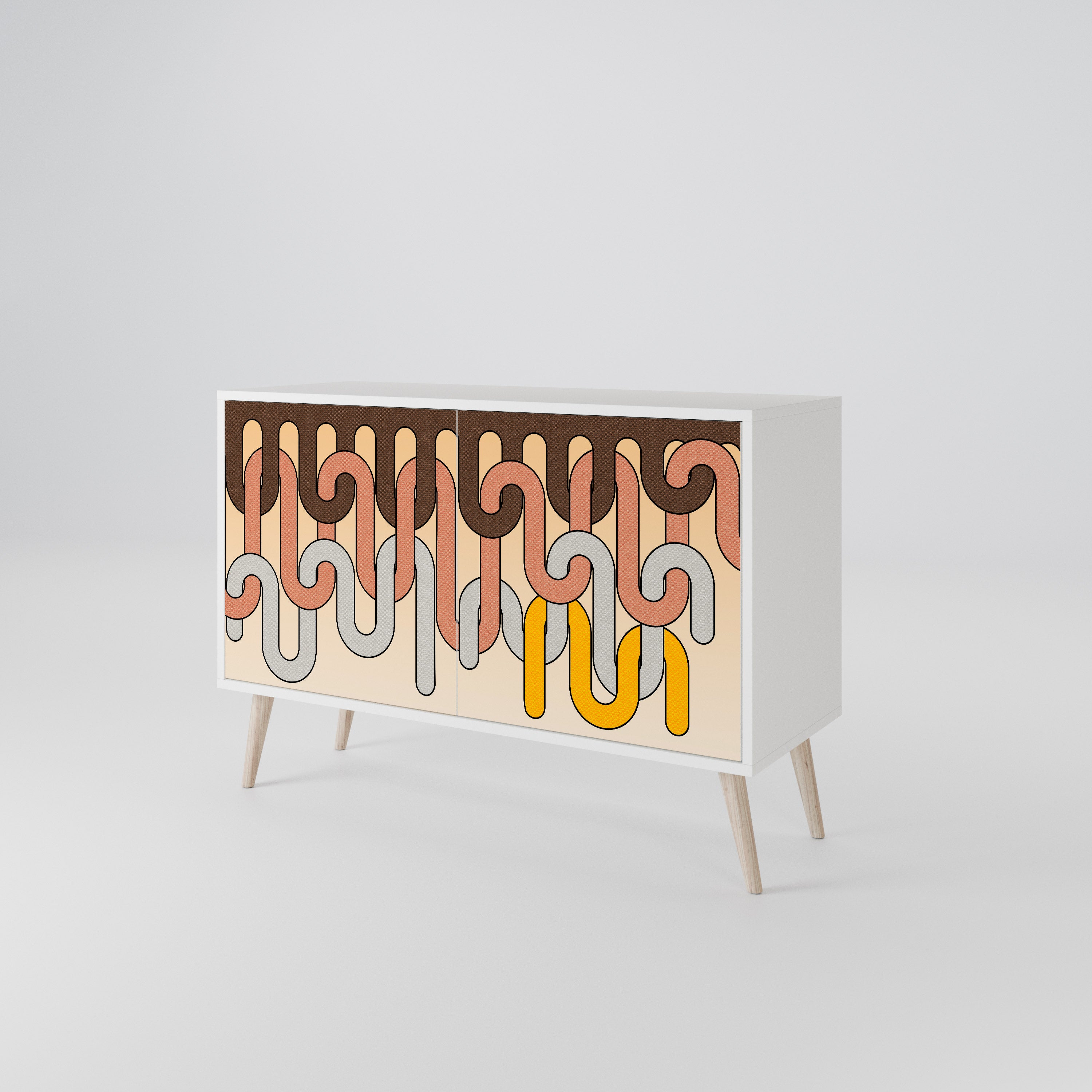 COLORFUL STRINGS 2-Door Sideboard