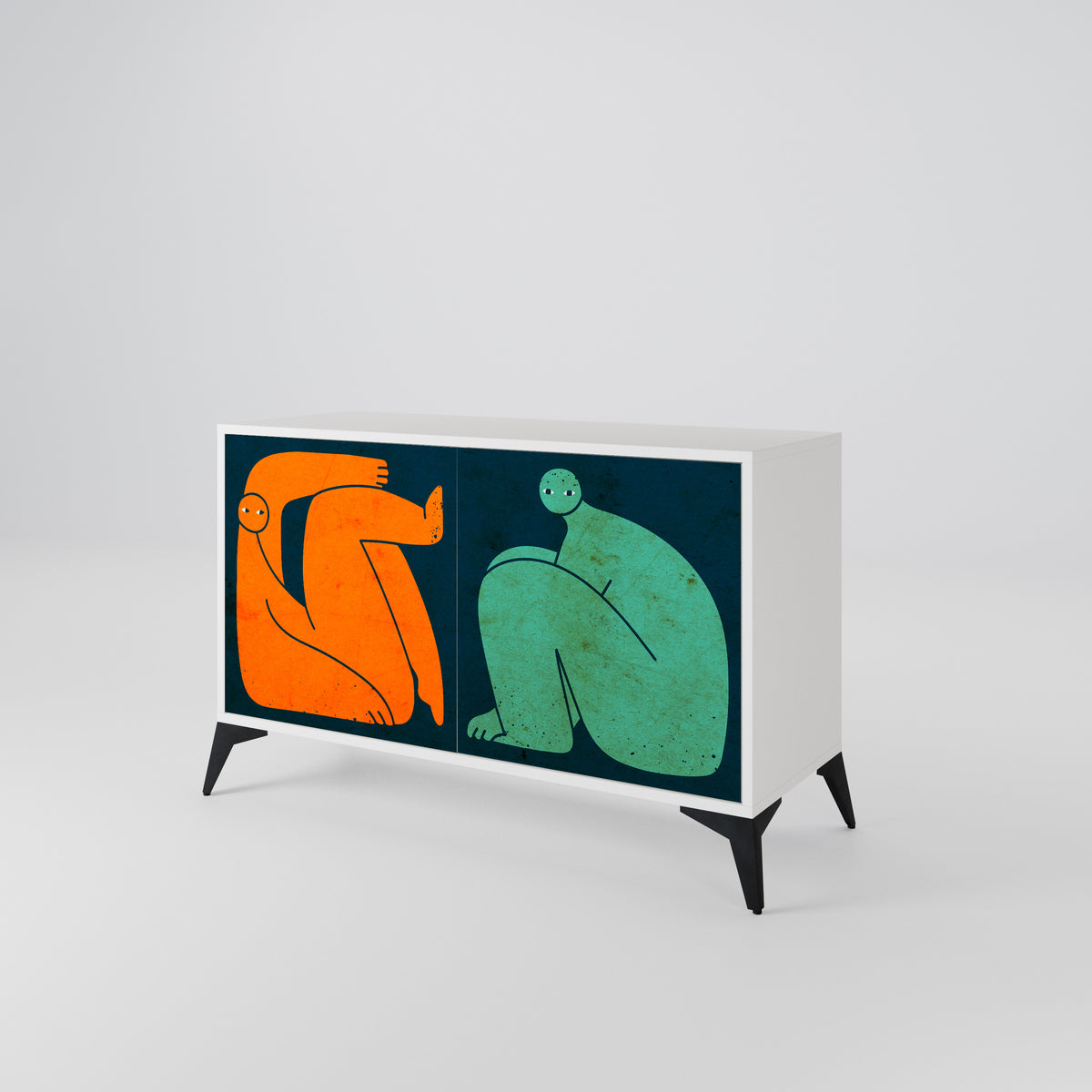 TOGETHER BUT SEPARATELY 2-Door Sideboard