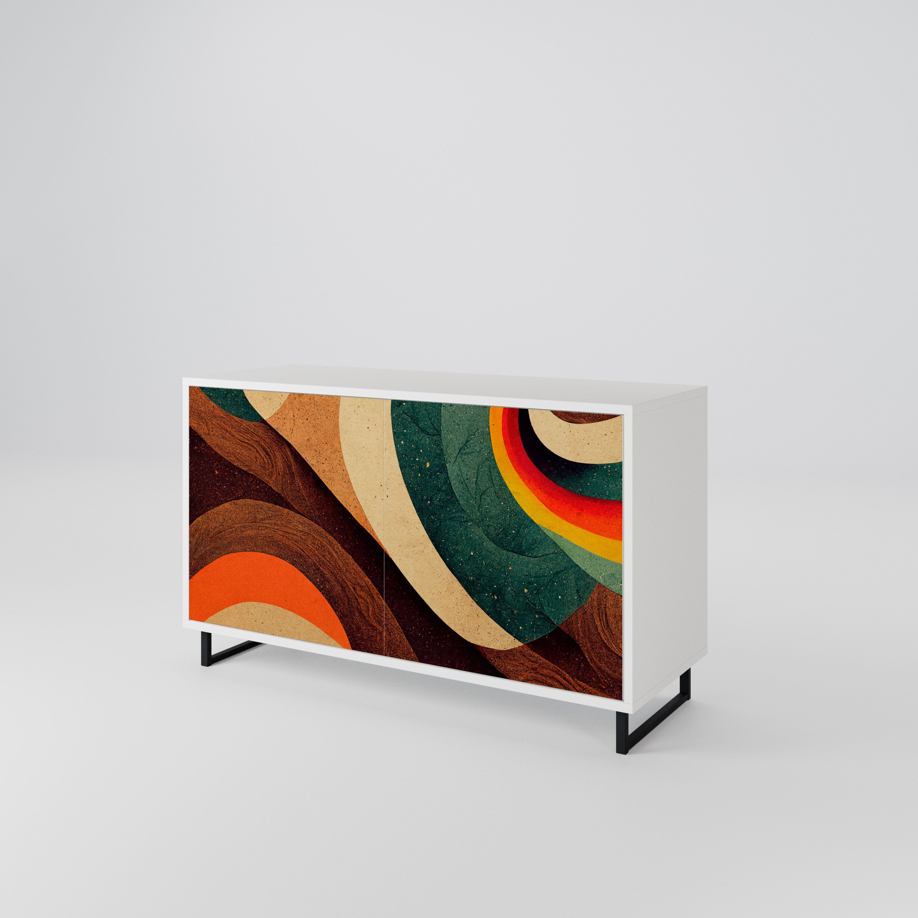 COLORFUL STRANDS 2-Door Sideboard