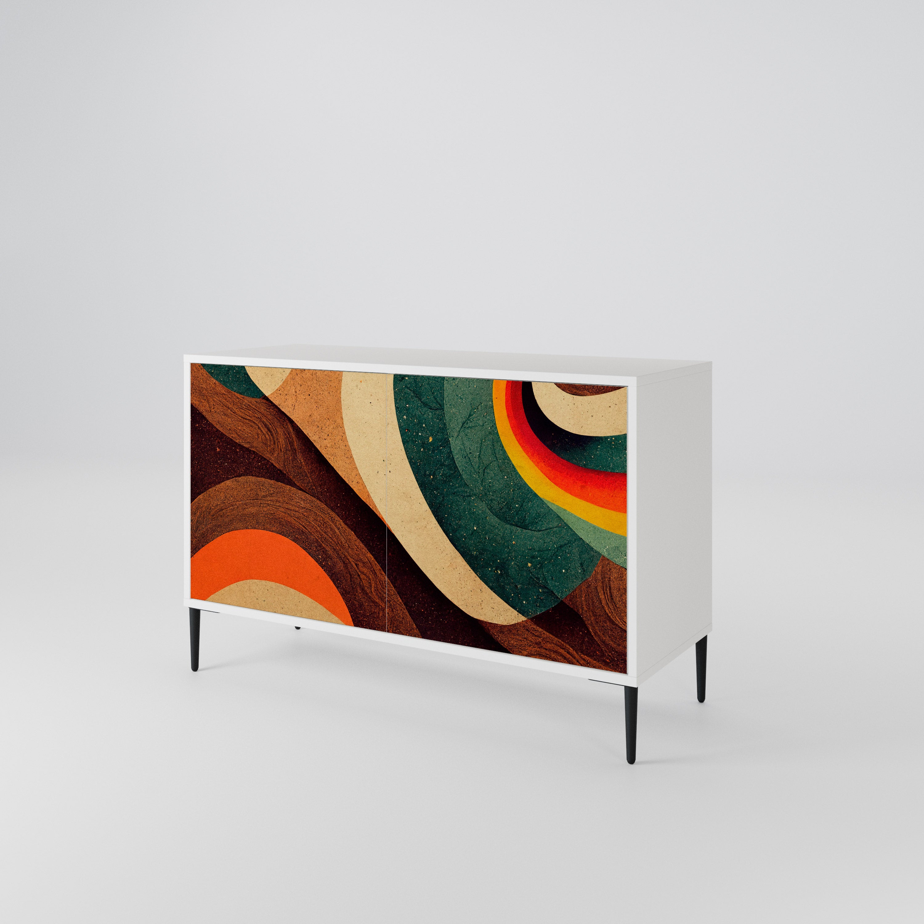 COLORFUL STRANDS 2-Door Sideboard