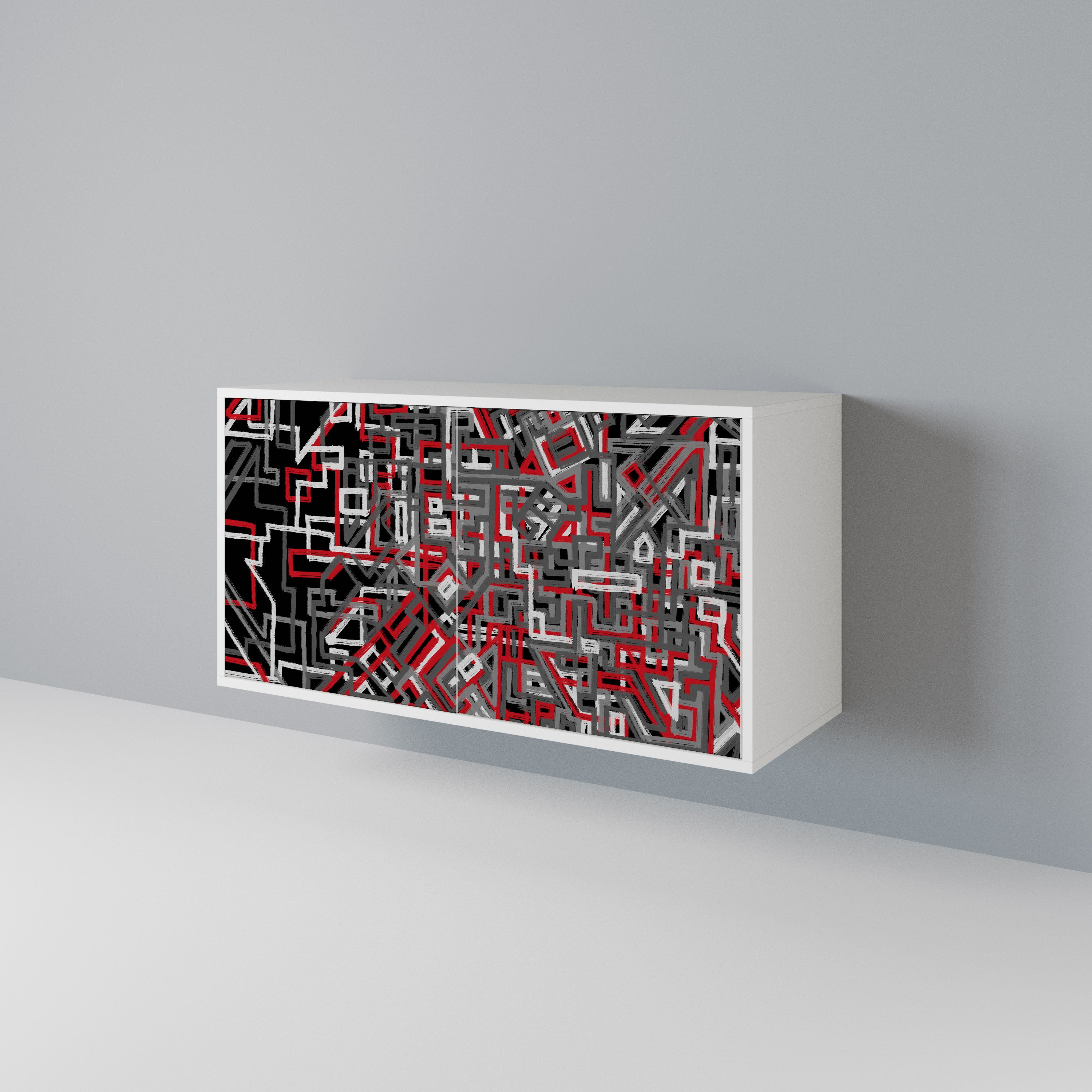BROKEN LINES 2-Door Sideboard