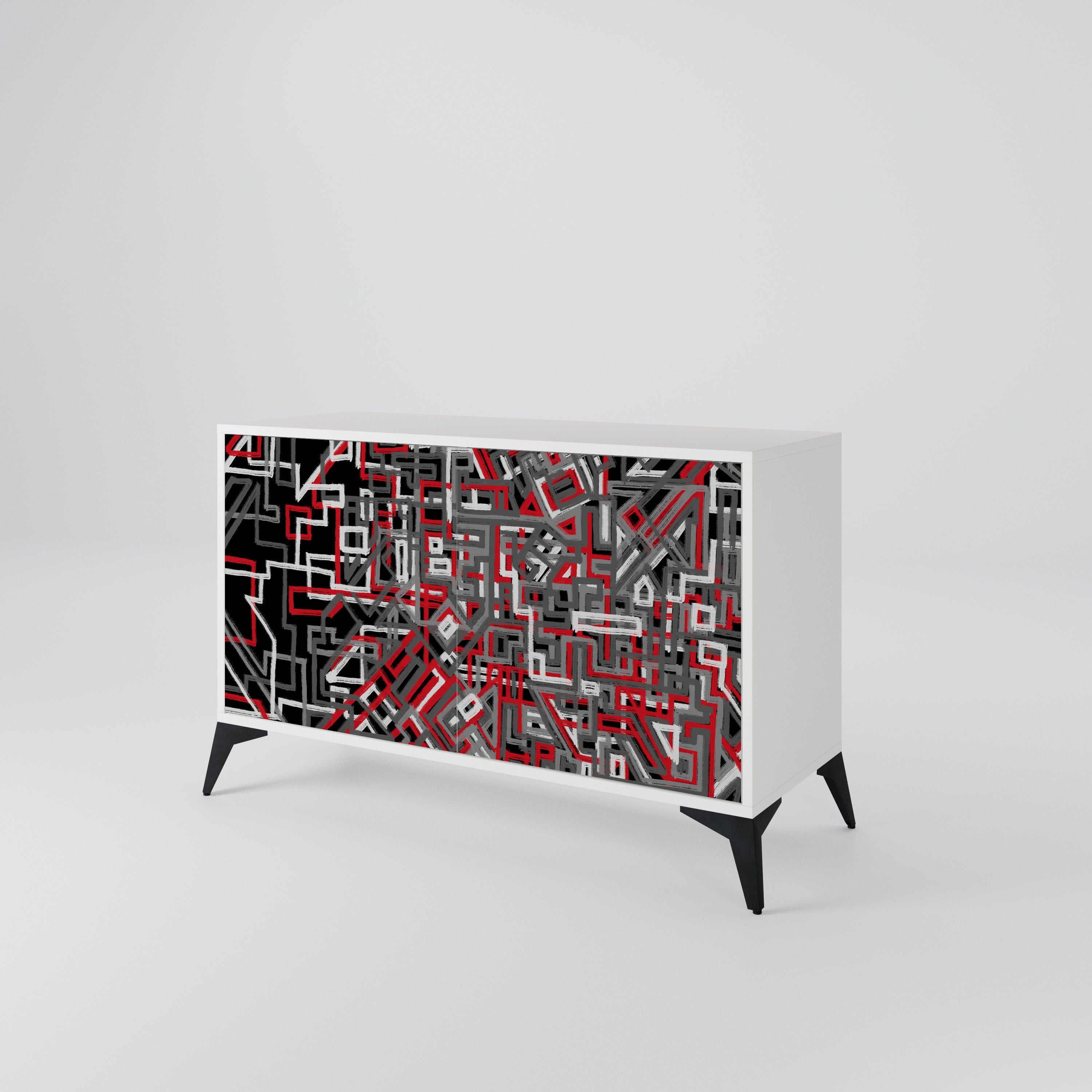 BROKEN LINES 2-Door Sideboard