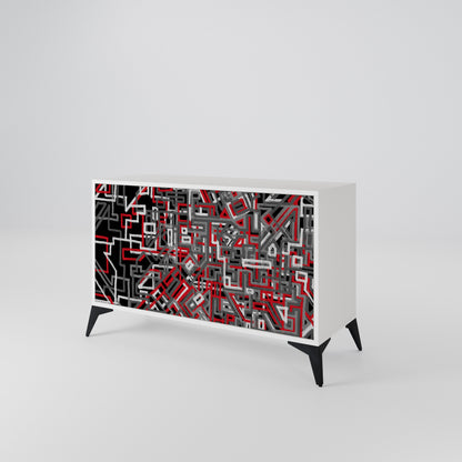 BROKEN LINES 2-Door Sideboard