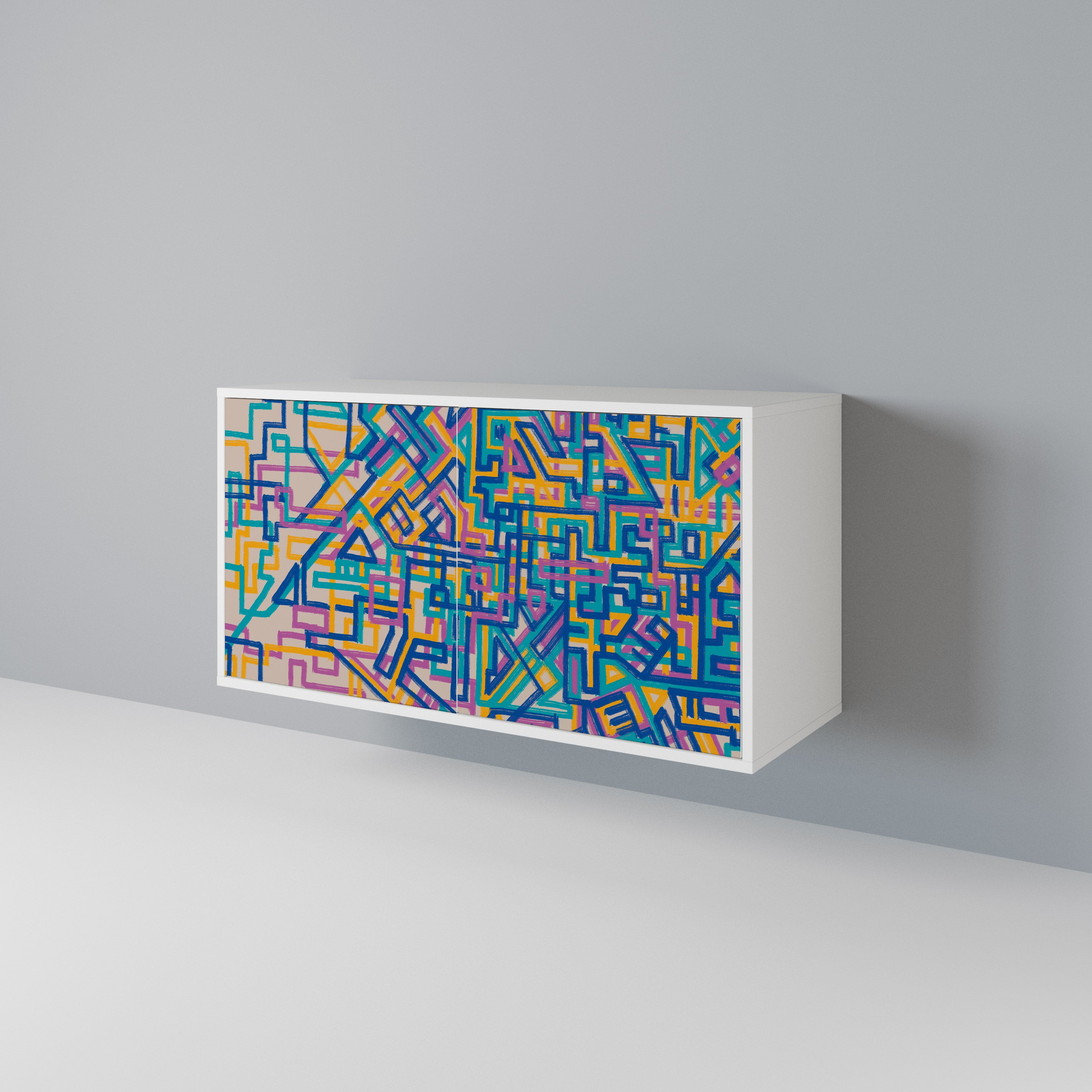 MEMORIES MAP 2-Door Sideboard