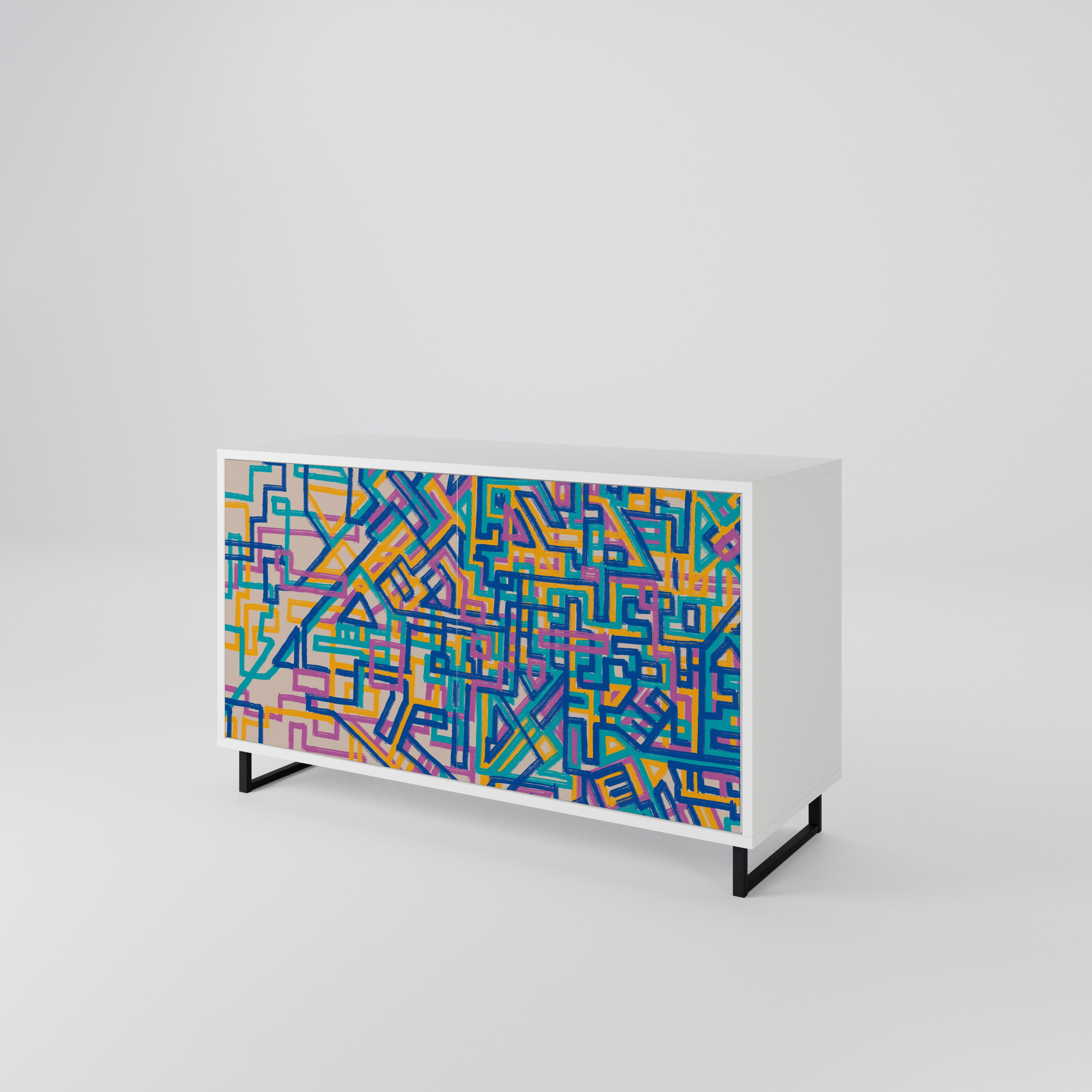 MEMORIES MAP 2-Door Sideboard