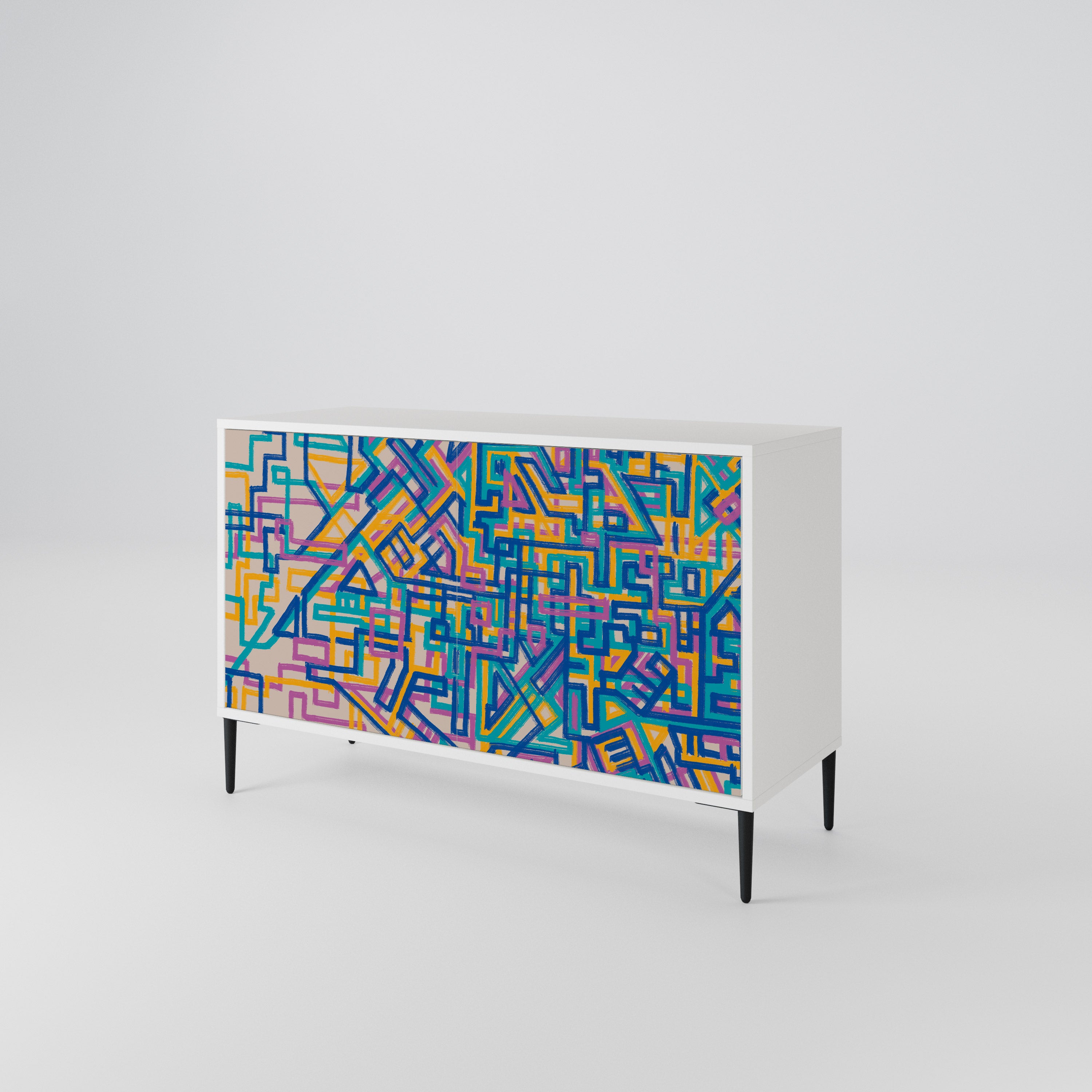 MEMORIES MAP 2-Door Sideboard