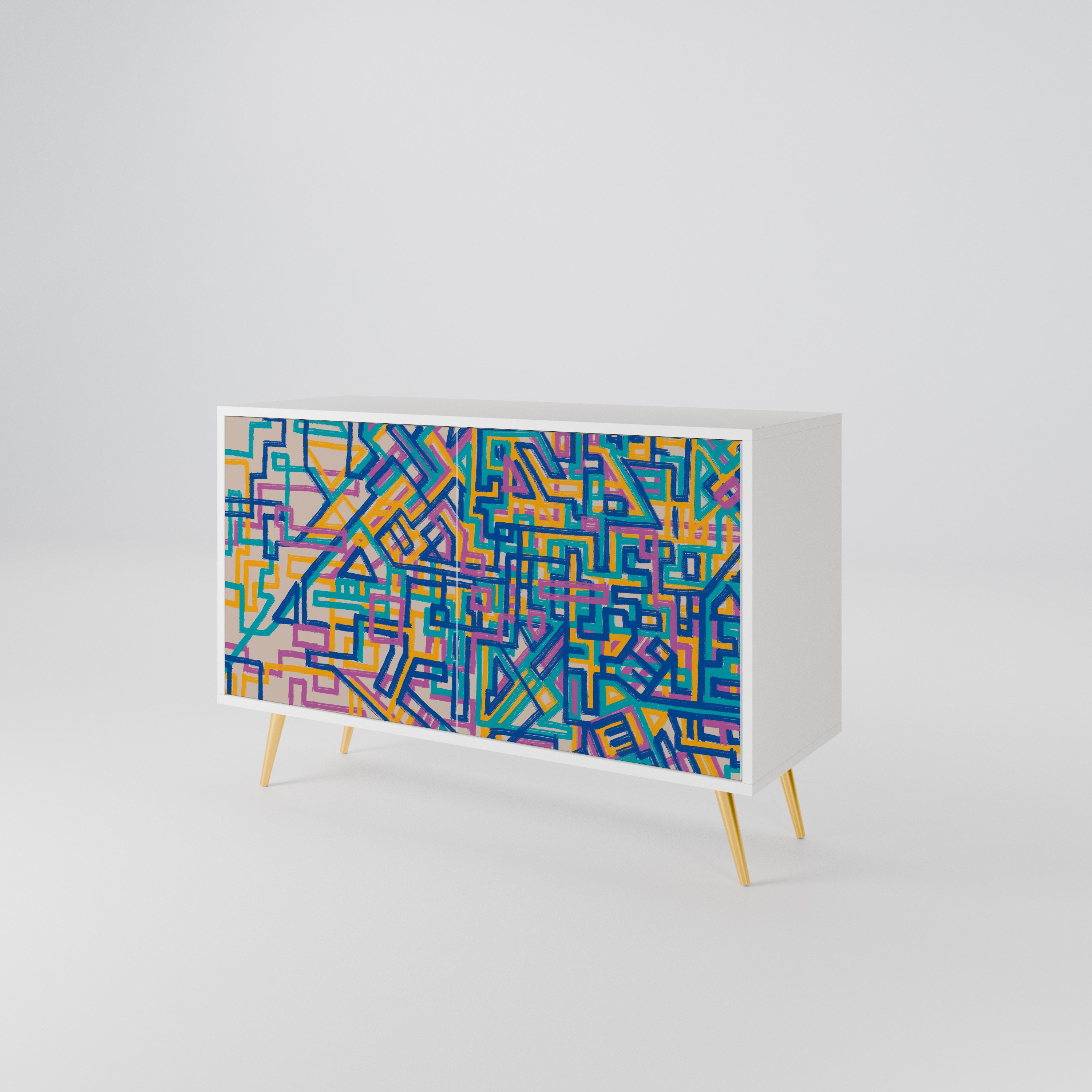 MEMORIES MAP 2-Door Sideboard