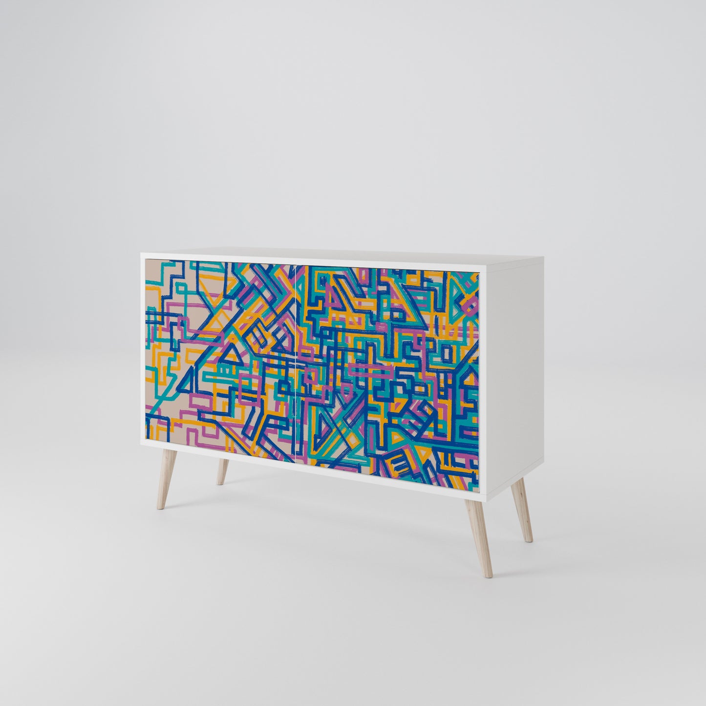 MEMORIES MAP 2-Door Sideboard