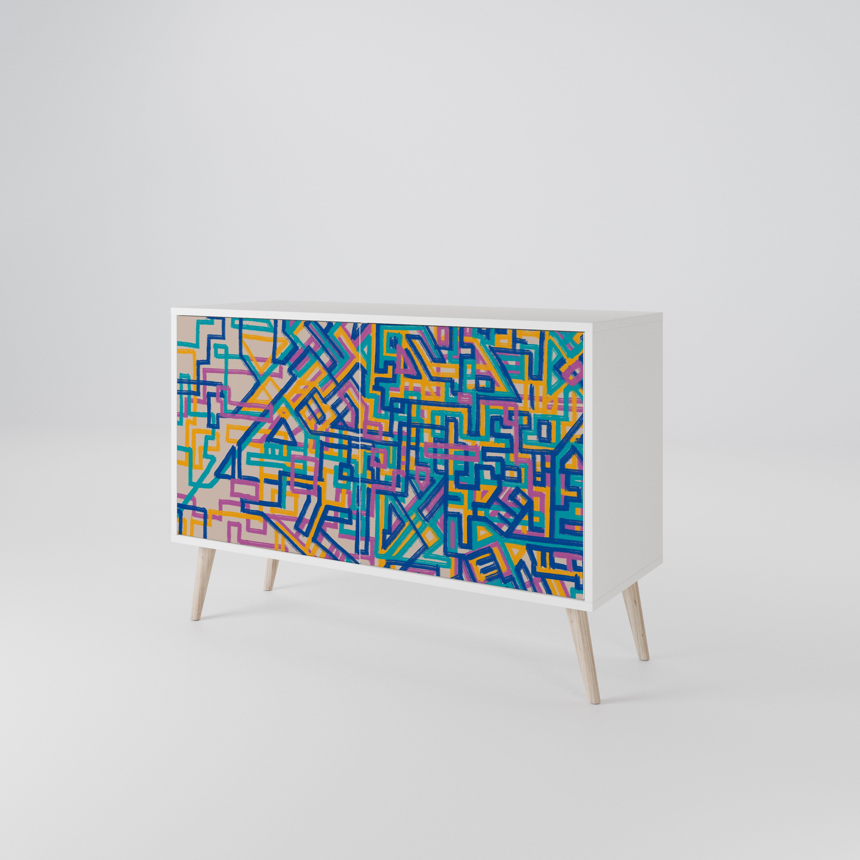 MEMORIES MAP 2-Door Sideboard