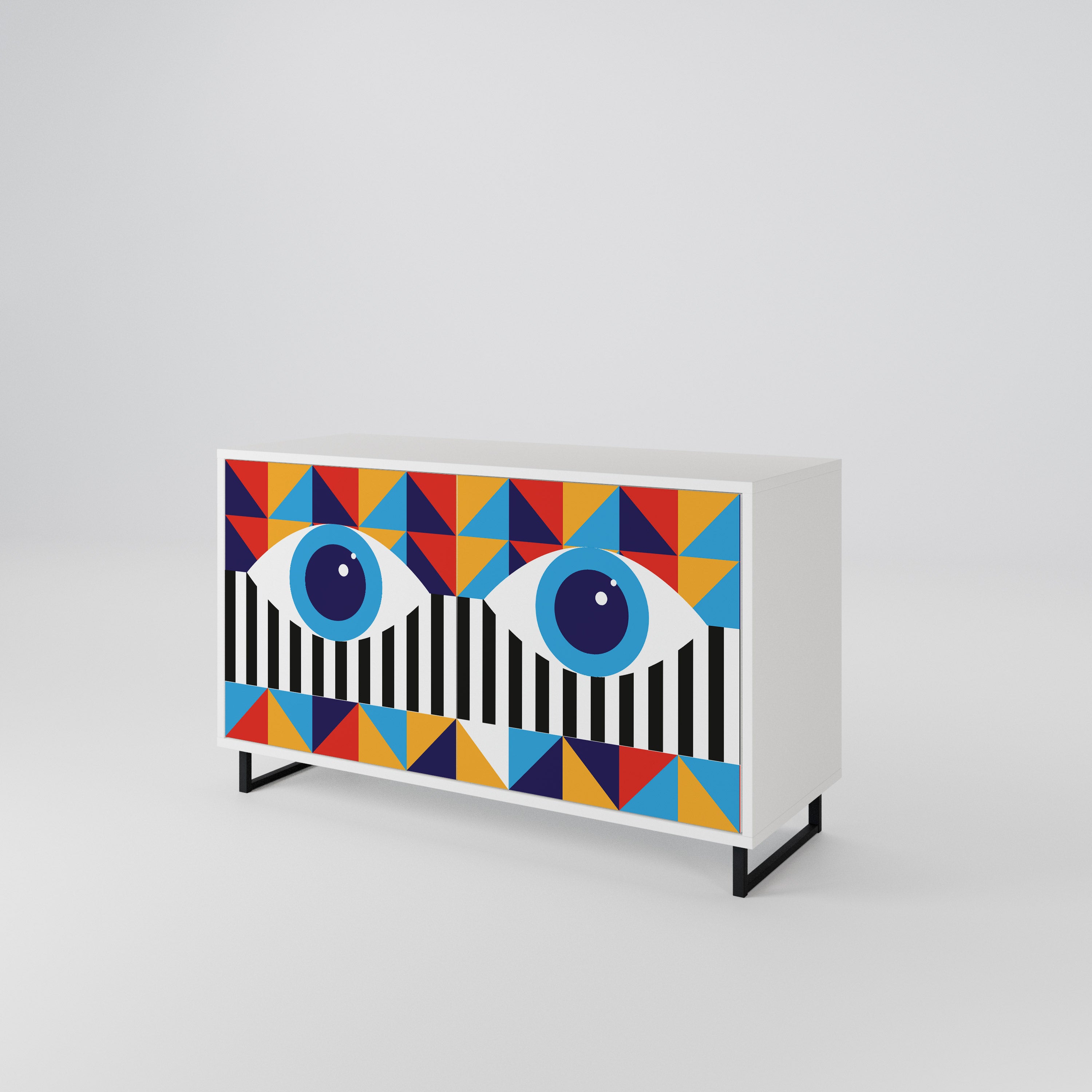 ABSTRACTION AND GEOMETRY 2-Door Sideboard