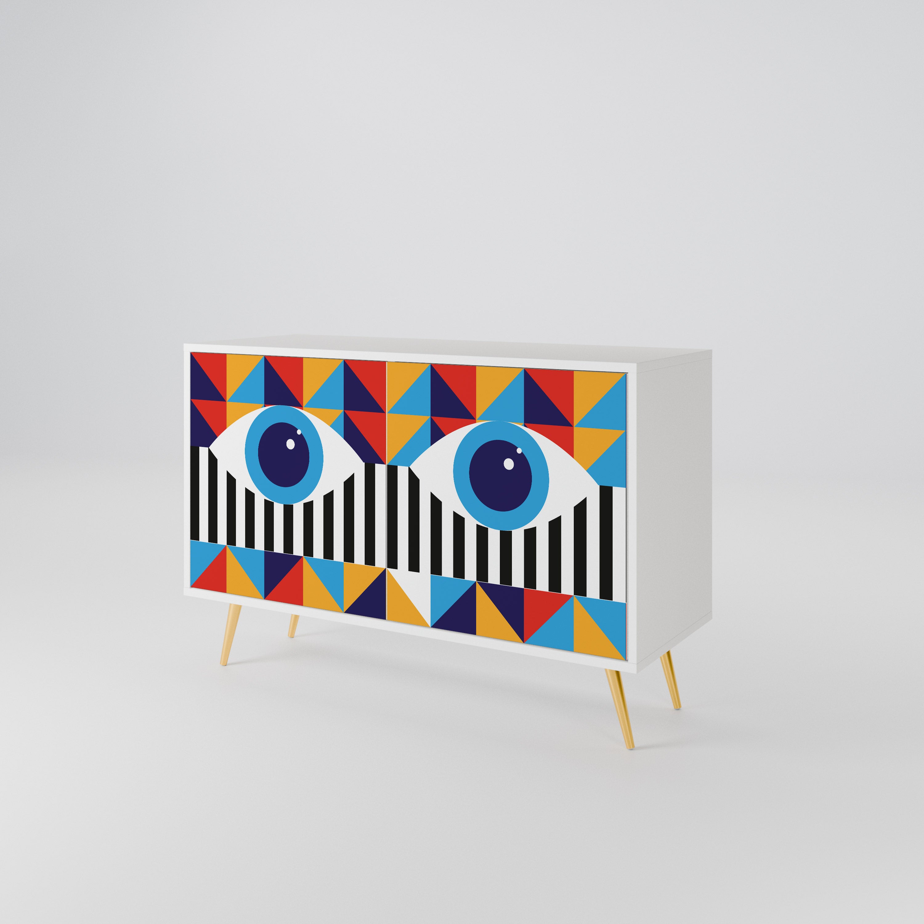 ABSTRACTION AND GEOMETRY 2-Door Sideboard