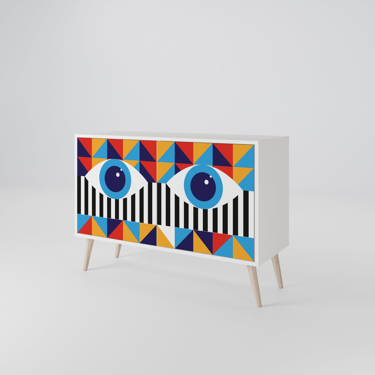 ABSTRACTION AND GEOMETRY 2-Door Sideboard