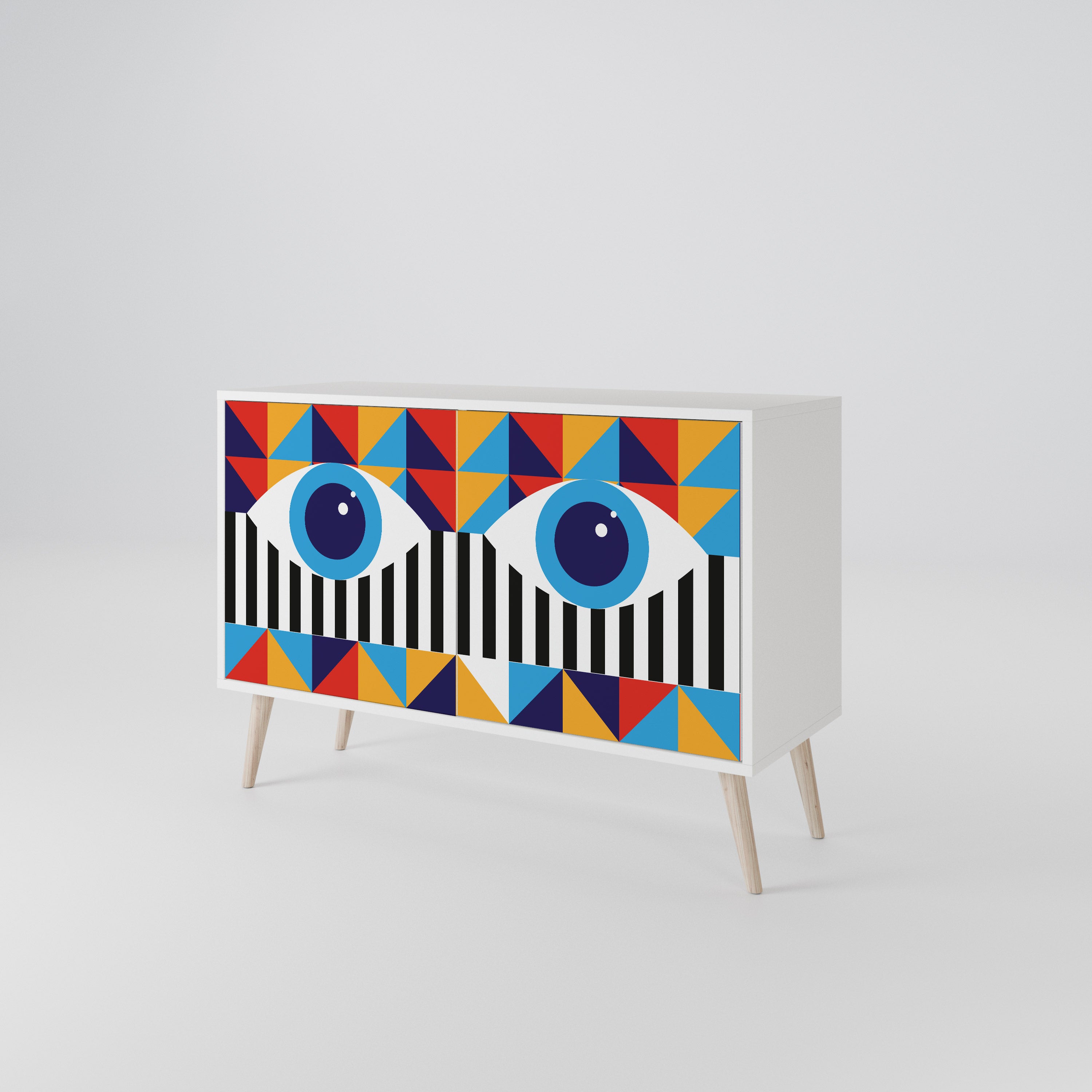 ABSTRACTION AND GEOMETRY 2-Door Sideboard