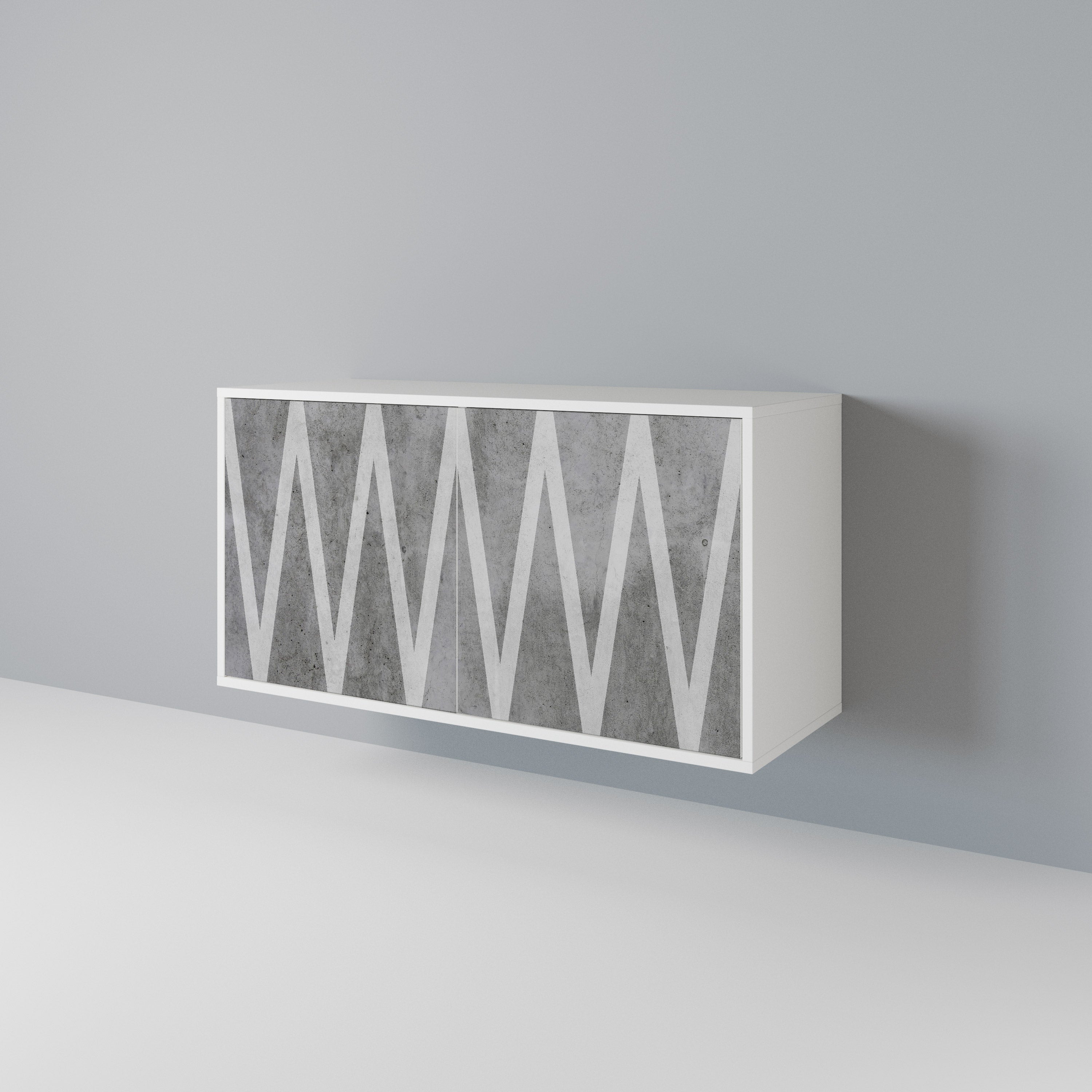 SOLID ZIG ZAG 2-Door Sideboard