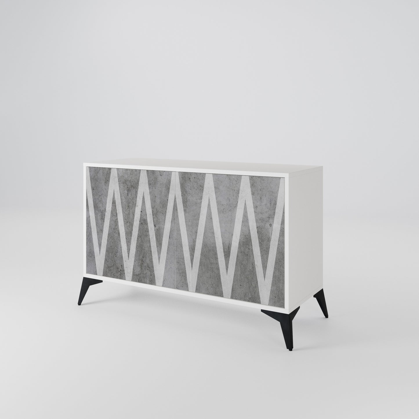 SOLID ZIG ZAG 2-Door Sideboard
