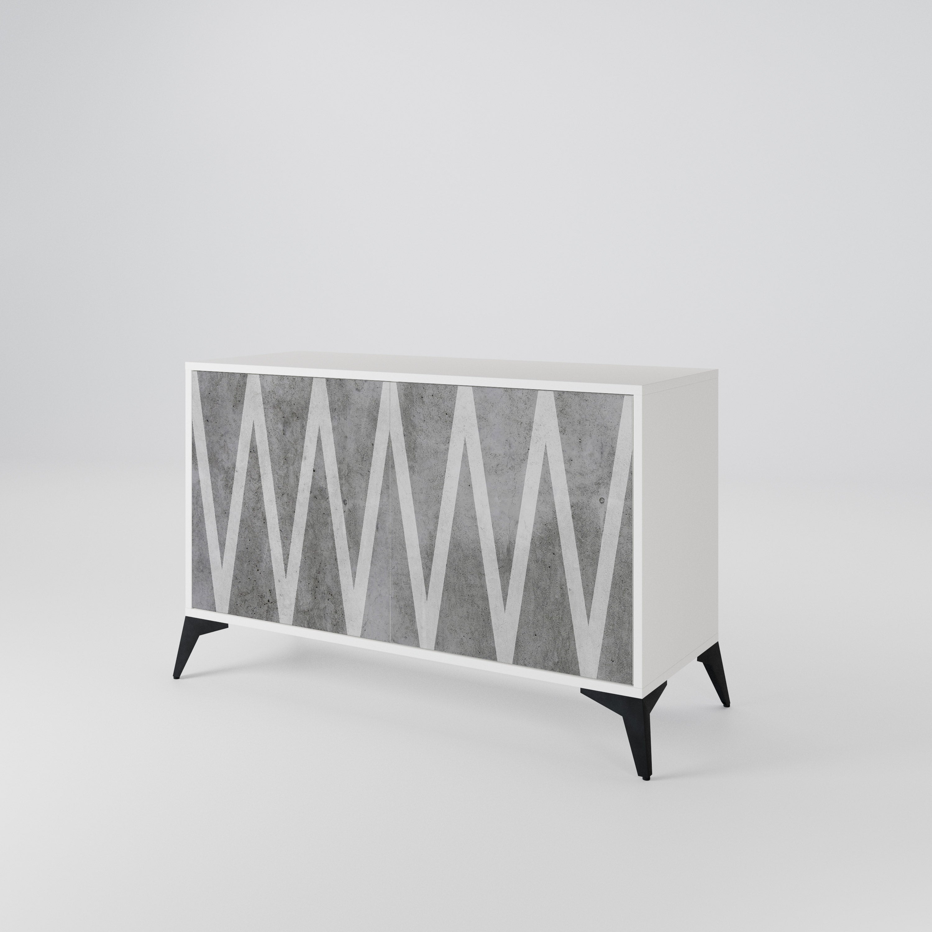 SOLID ZIG ZAG 2-Door Sideboard