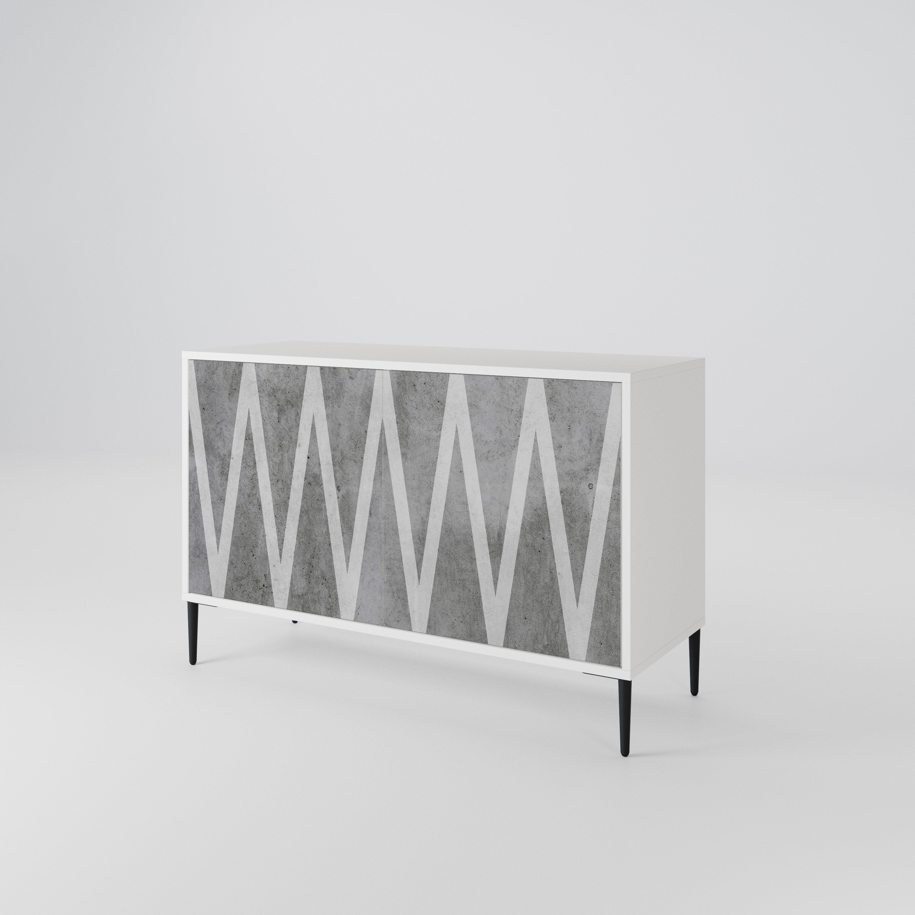 SOLID ZIG ZAG 2-Door Sideboard