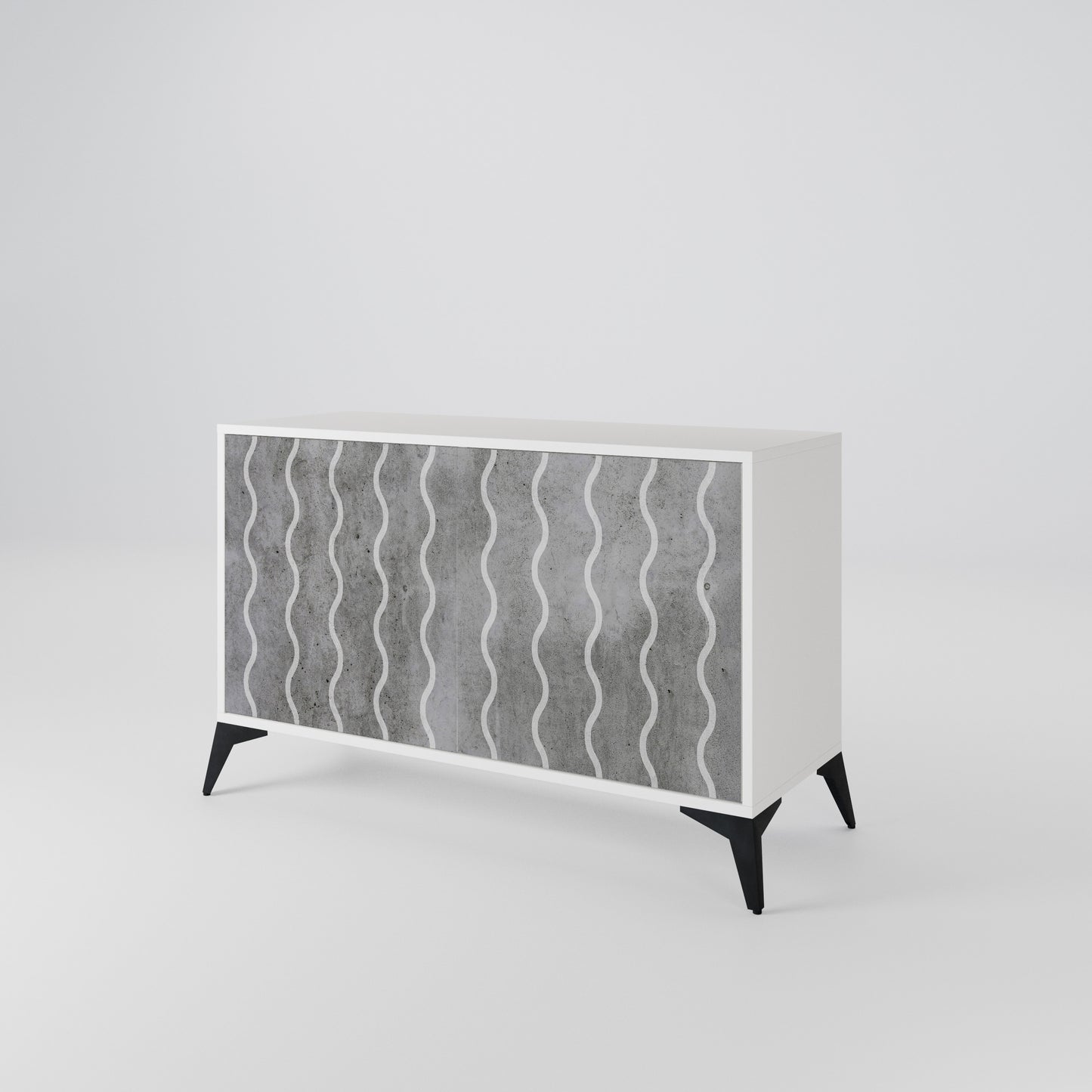 WAVES OF CONCRETE 2-Door Sideboard