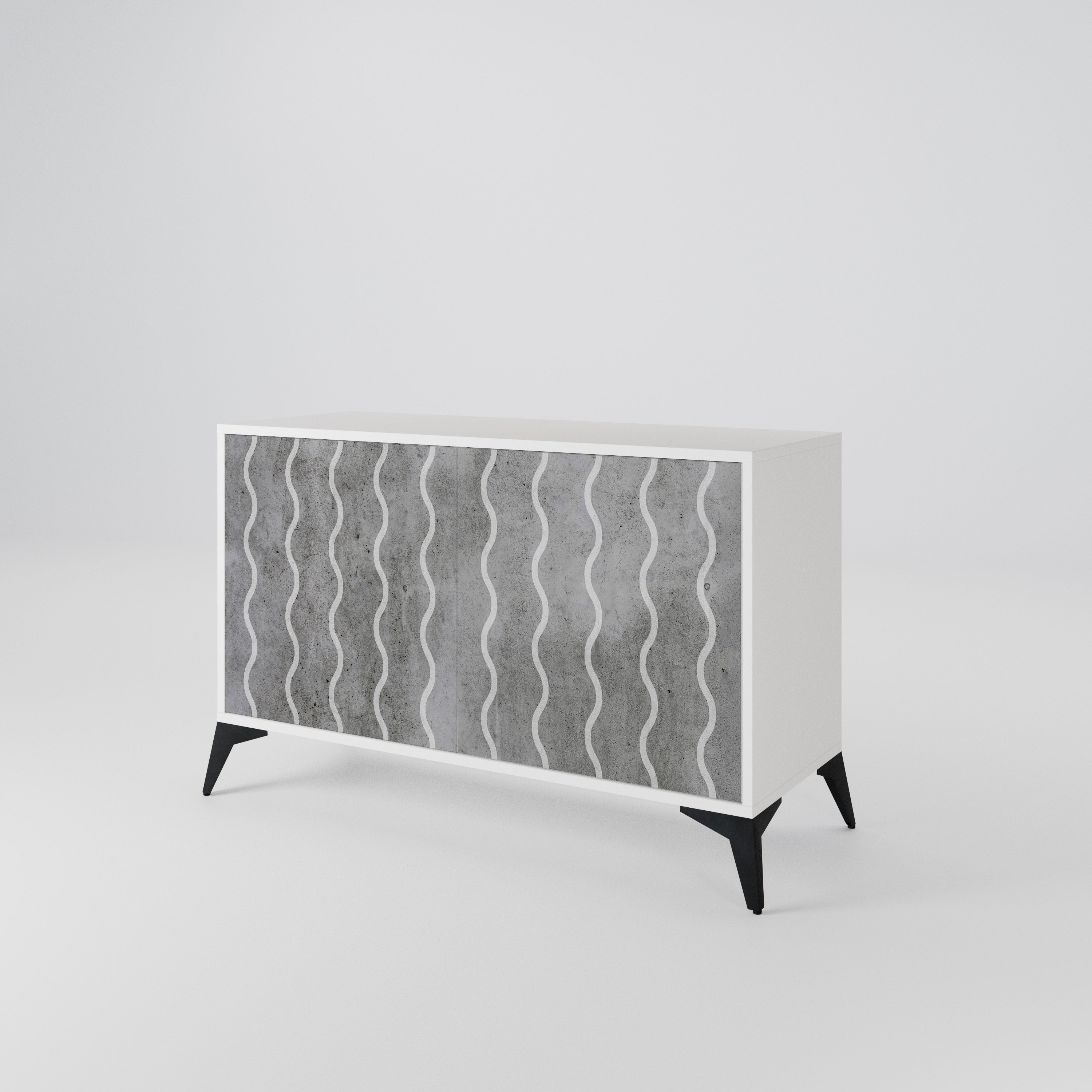 WAVES OF CONCRETE 2-Door Sideboard